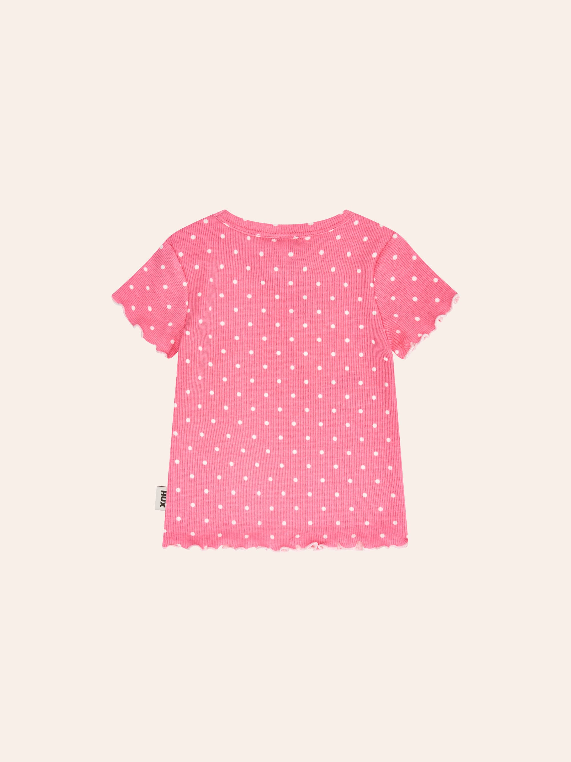 Icing On The Cupcake Polka Dot Rib Tee T-SHIRT Huxbaby Shopify