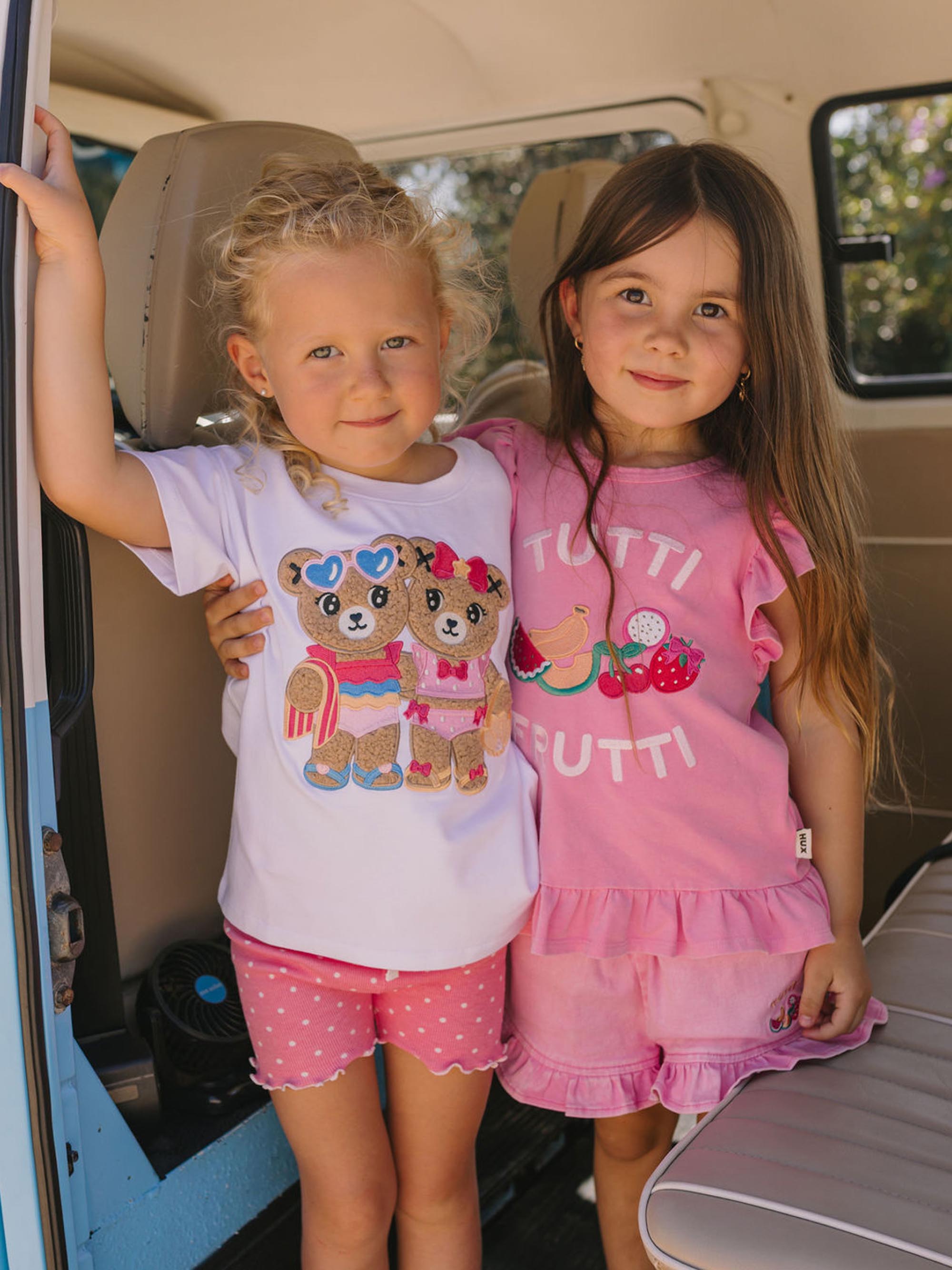 Beach Club Buddies Drop Shoulder Tee T-SHIRT Huxbaby Shopify