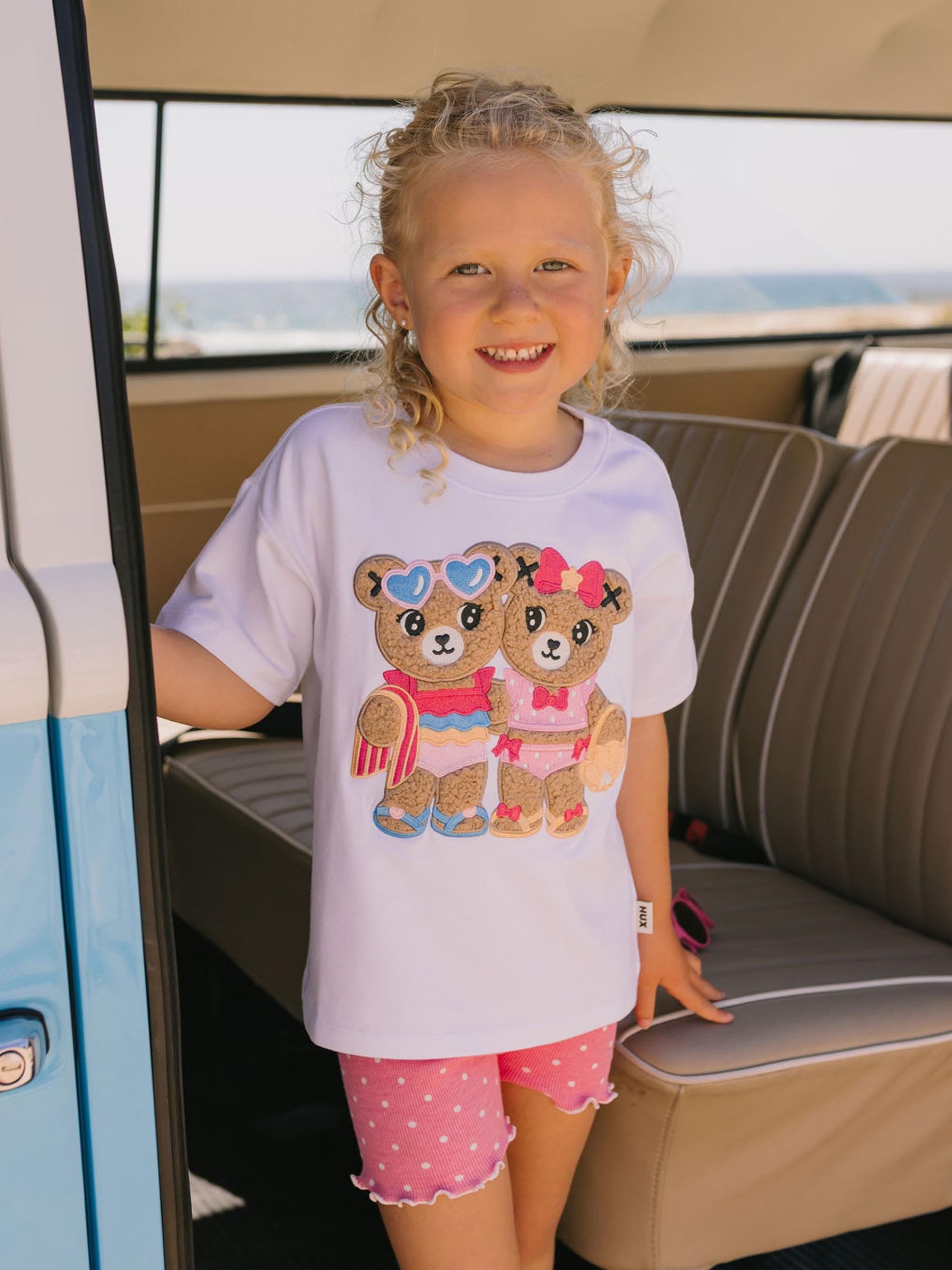 Beach Club Buddies Drop Shoulder Tee T-SHIRT Huxbaby Shopify
