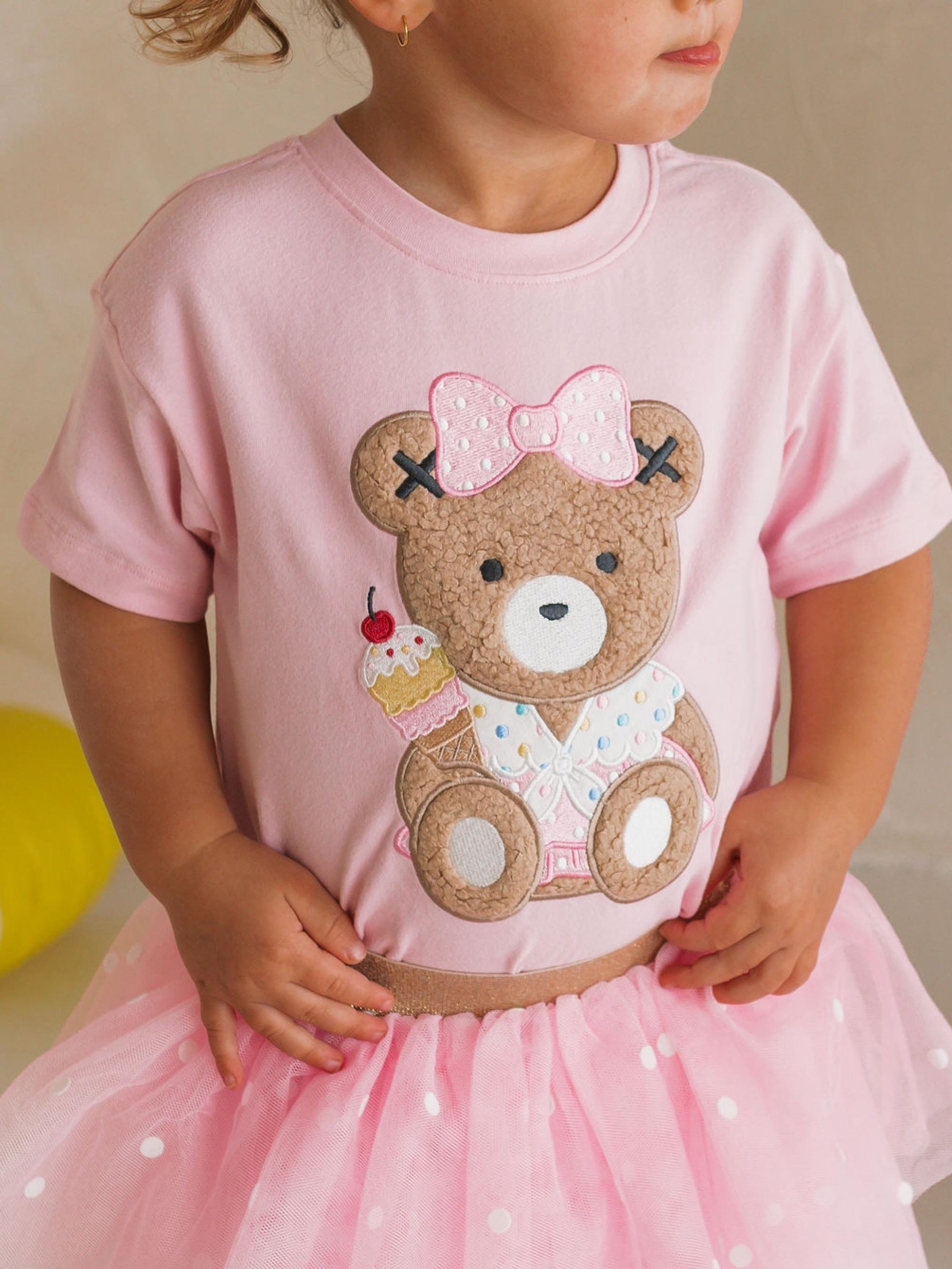 Ice Cream Huxette Drop Shoulder Tee T-SHIRT Huxbaby Shopify