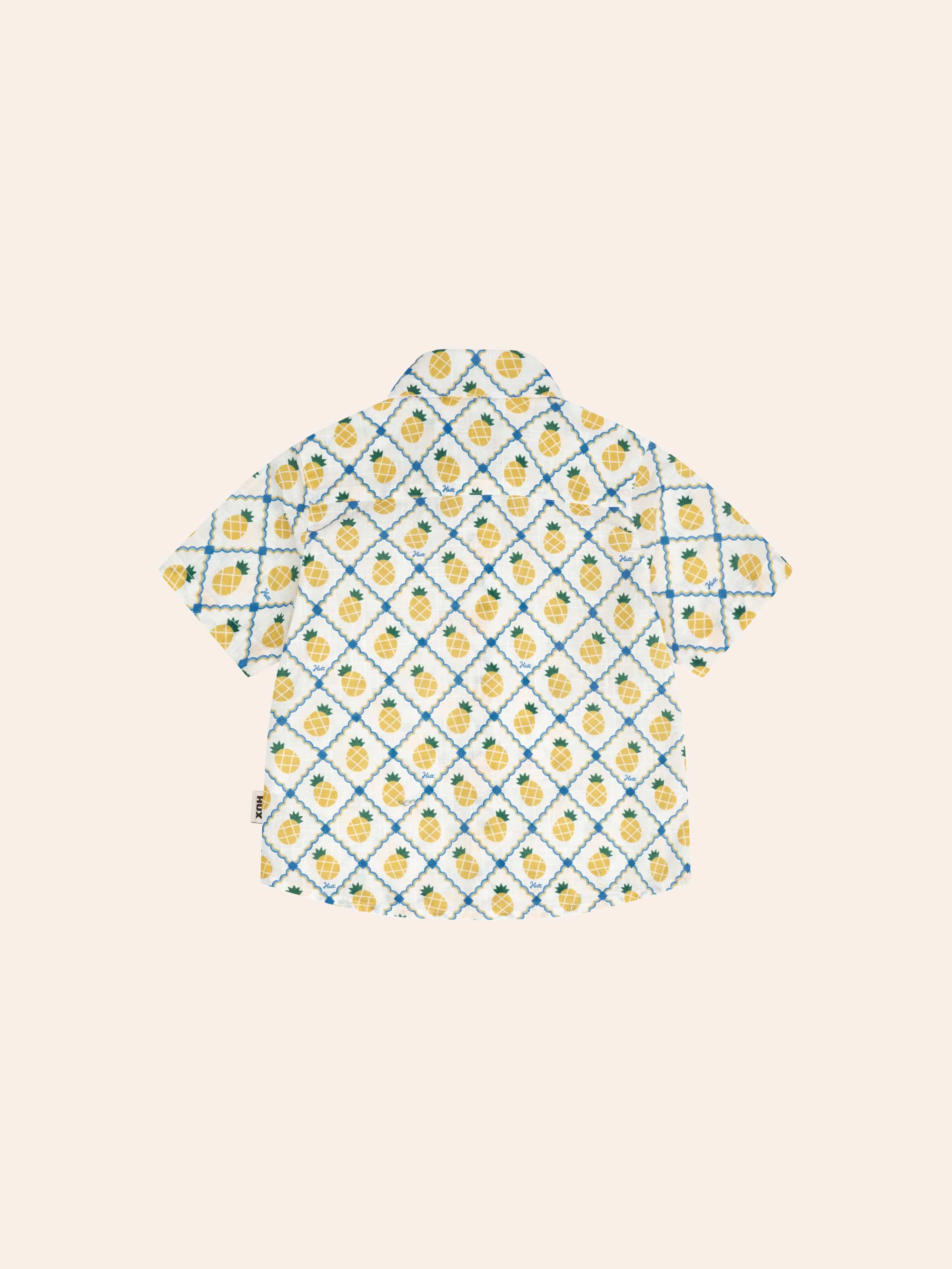 Pineapple Tile S/Slv Shirt T-SHIRT Huxbaby Shopify