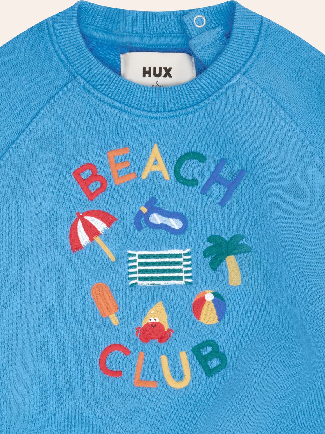 Beach Club Emb Sweatshirt TOP LS Huxbaby Shopify