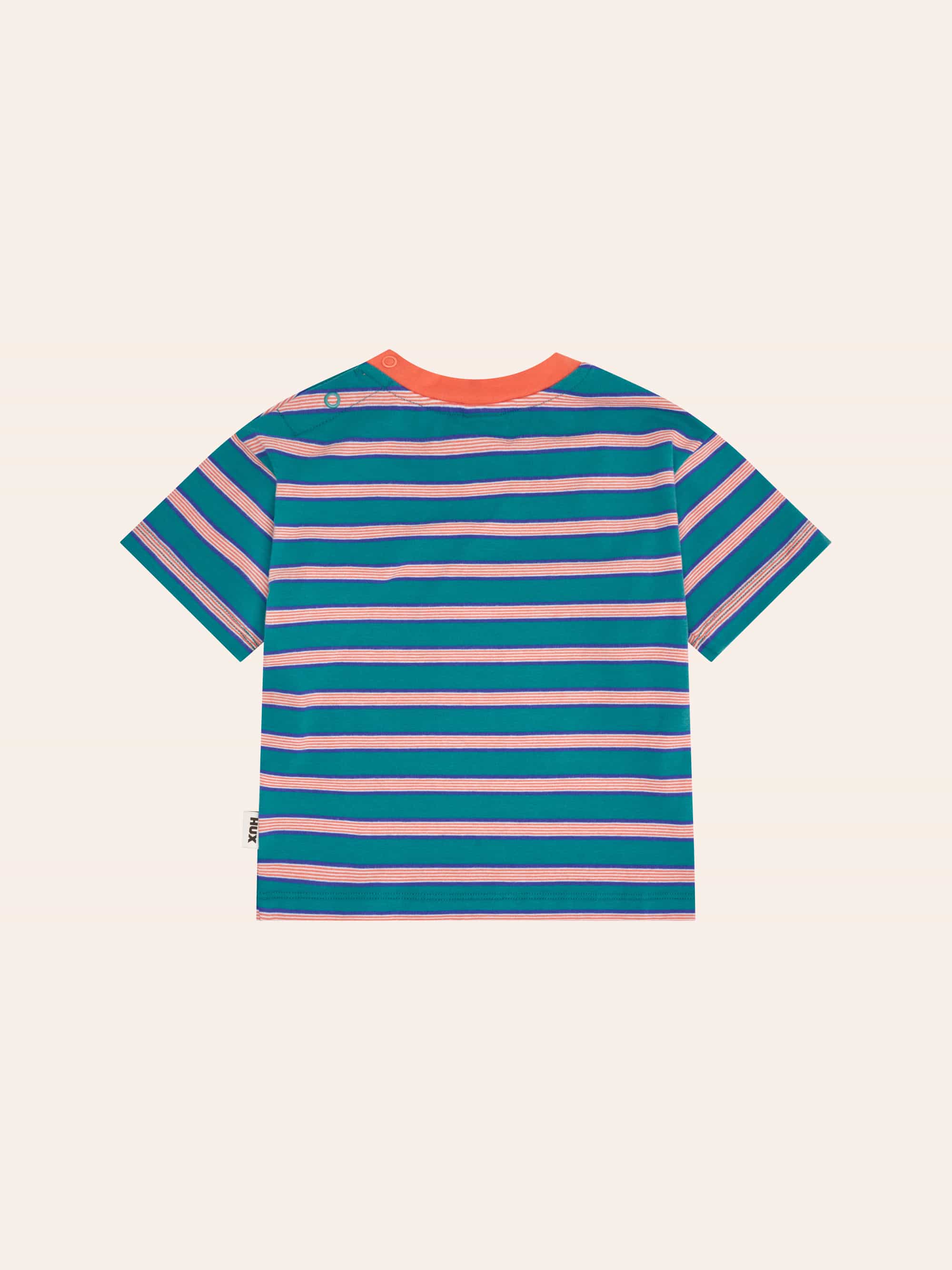 Snorkel Sitting Hux Stripe Drop Shoulder Tee T-SHIRT Huxbaby Shopify