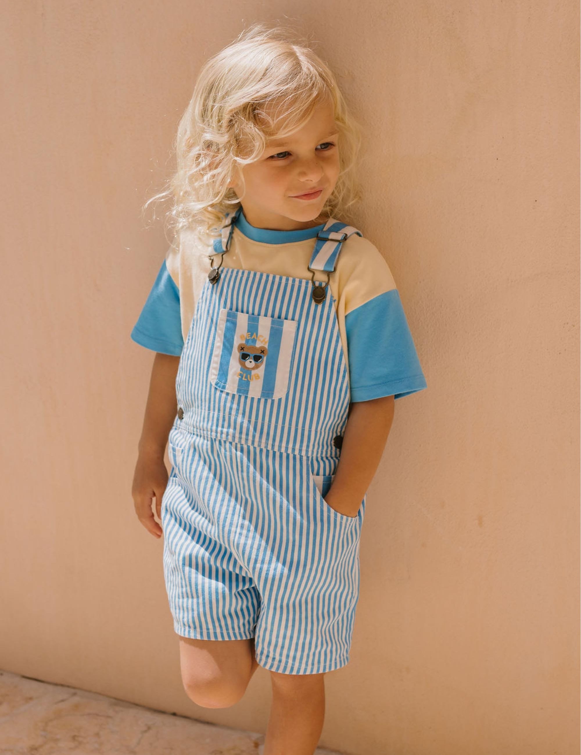 Beach Club Hux Splice Drop Shoulder Tee T-SHIRT Huxbaby Shopify