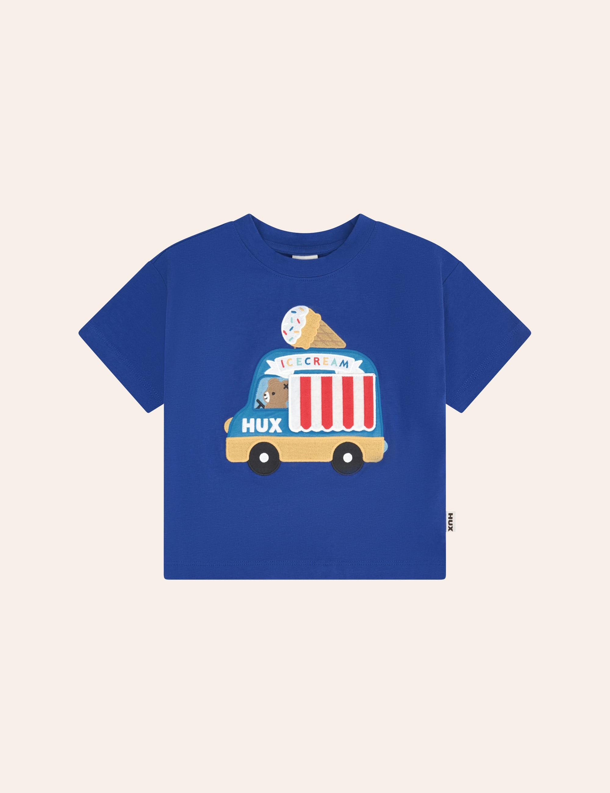 Hux Ice Cream Van Drop Shoulder Tee T-SHIRT Huxbaby Shopify