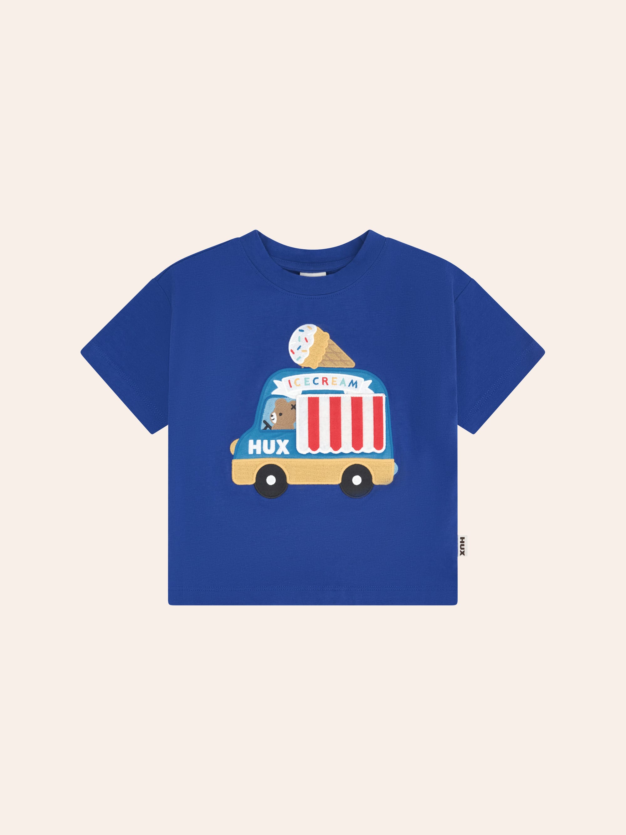 Hux Ice Cream Van Drop Shoulder Tee T-SHIRT Huxbaby Shopify