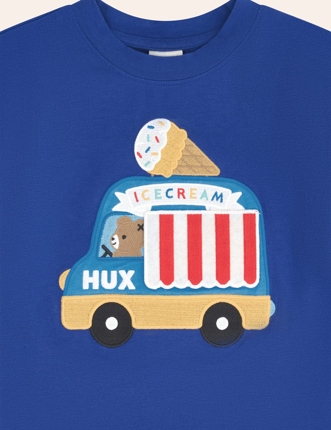 Hux Ice Cream Van Drop Shoulder Tee T-SHIRT Huxbaby Shopify