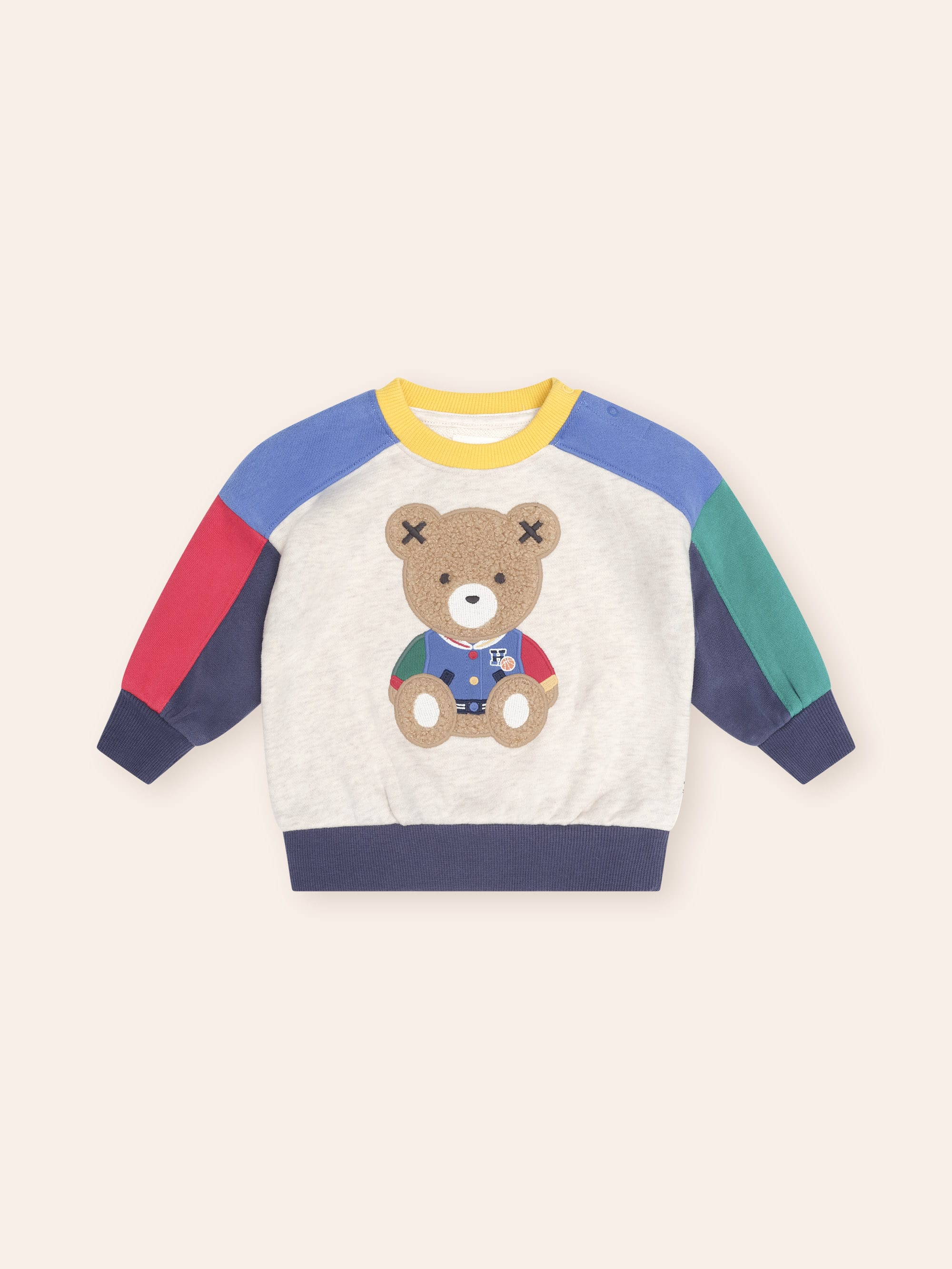 Huxbaby Shopify SWEATSHIRT Colour Block Sitting Hux Sweatshirt