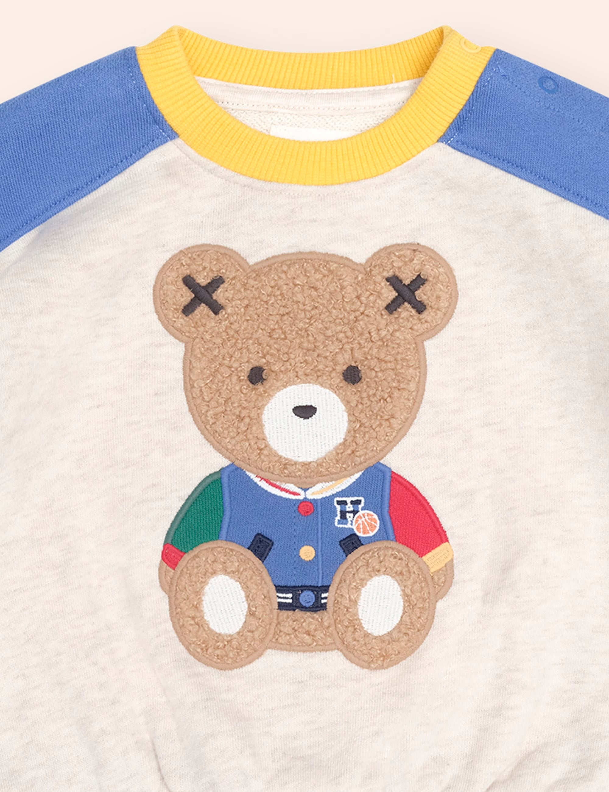 Colour Block Sitting Hux Sweatshirt SWEATSHIRT Huxbaby Shopify