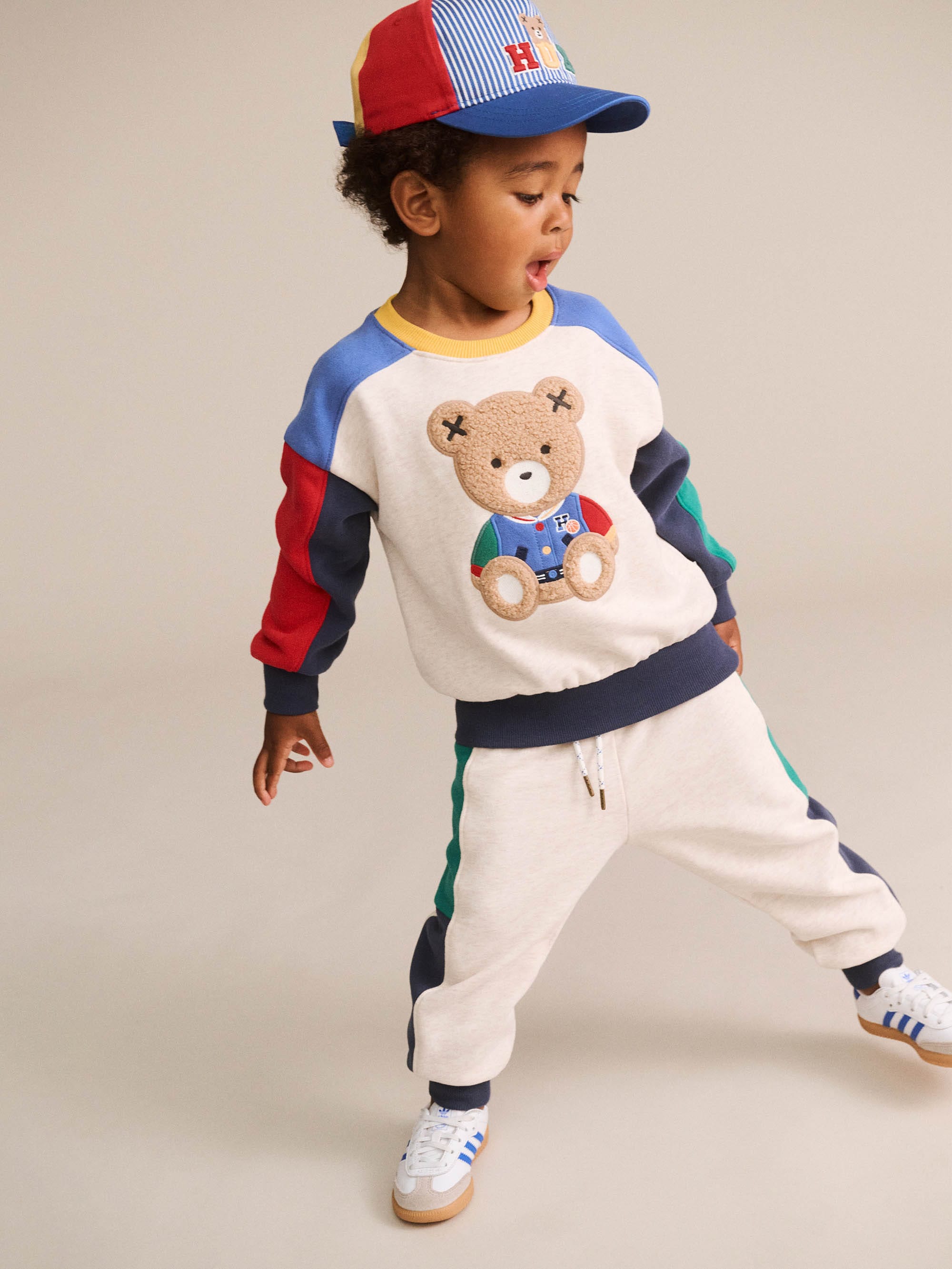 Huxbaby Shopify SWEATSHIRT Colour Block Sitting Hux Sweatshirt