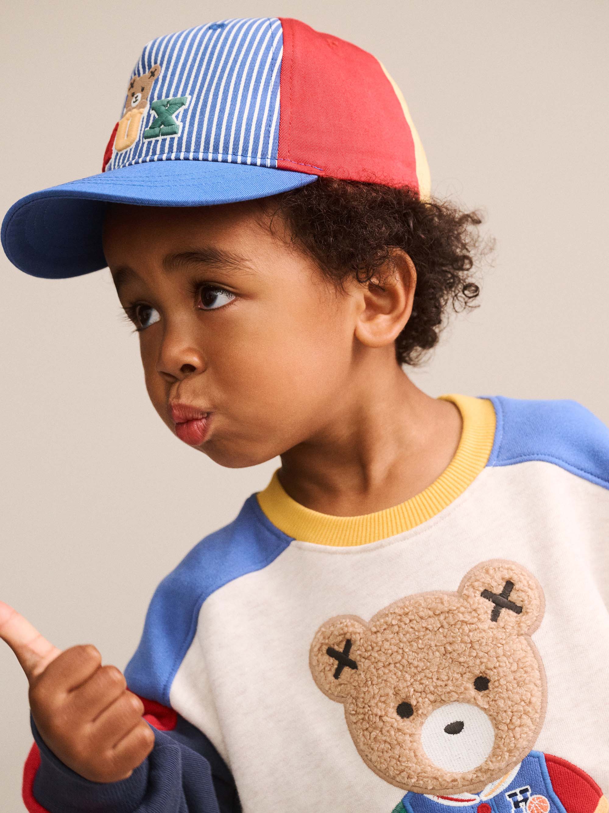 Huxbaby Shopify SWEATSHIRT Colour Block Sitting Hux Sweatshirt