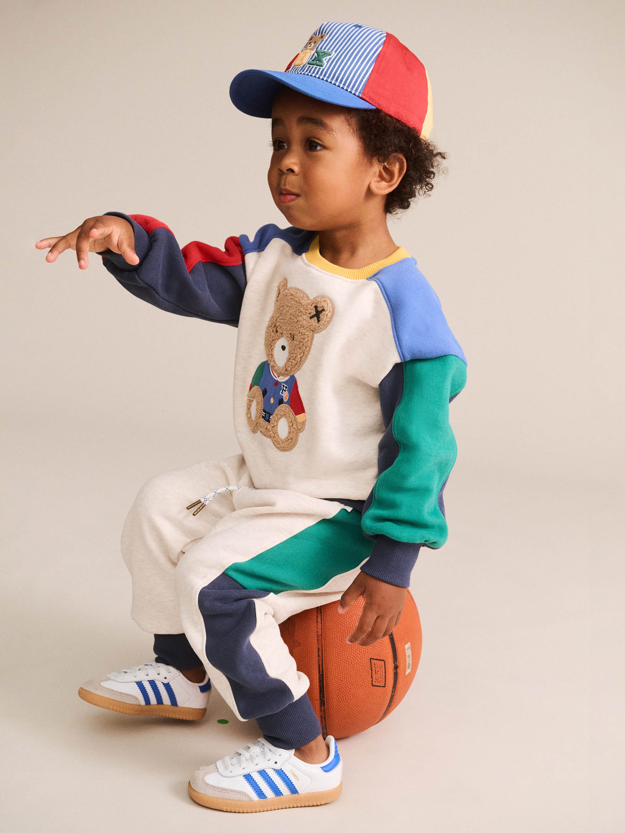 Huxbaby Shopify SWEATSHIRT Colour Block Sitting Hux Sweatshirt