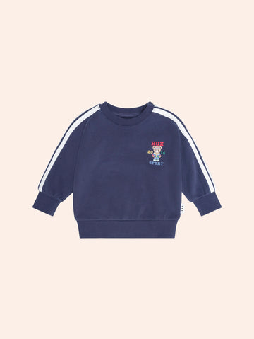 Hux Sport Sporty Stripe Sweatshirt SWEATSHIRT Huxbaby Shopify