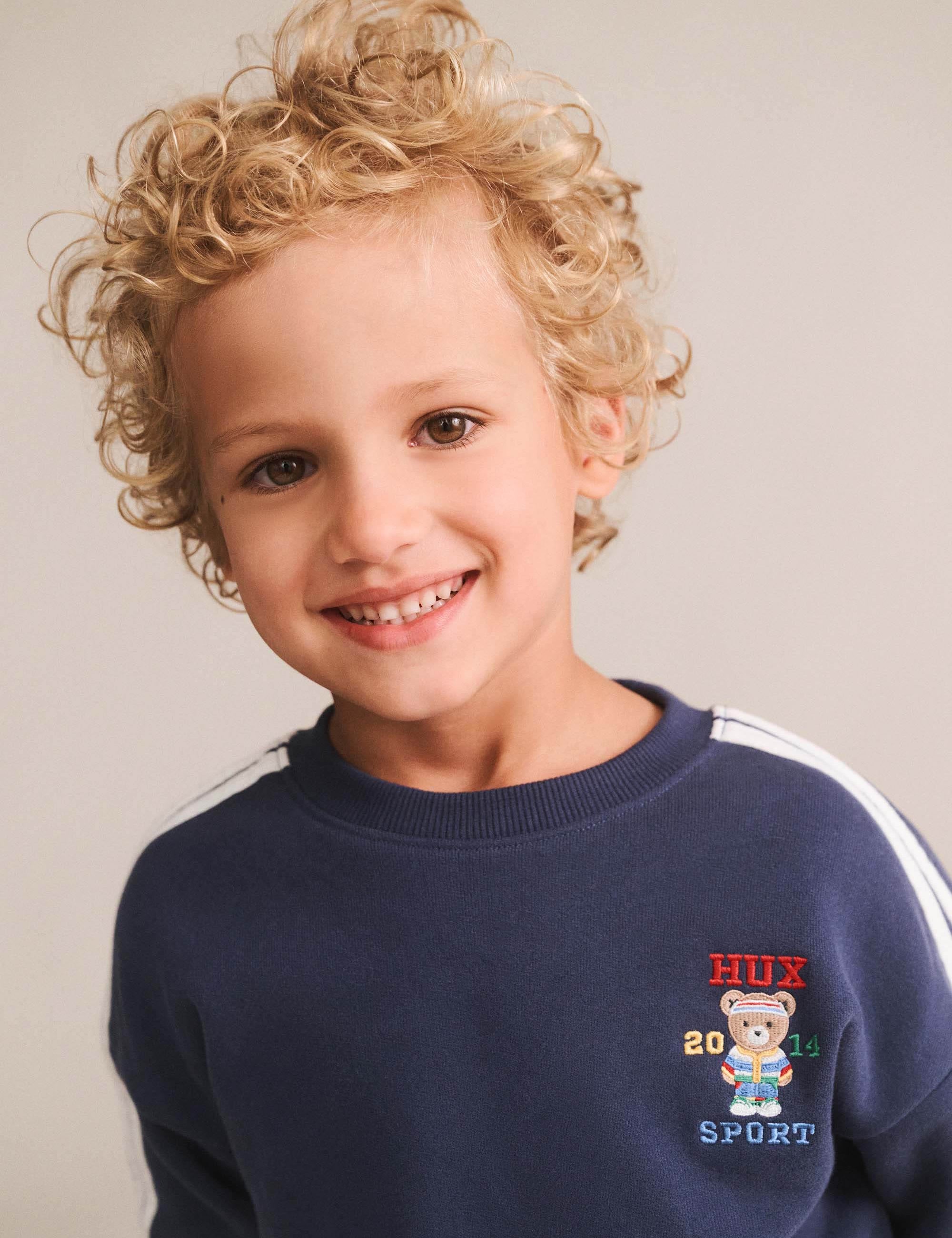 Hux Sport Sporty Stripe Sweatshirt SWEATSHIRT Huxbaby Shopify
