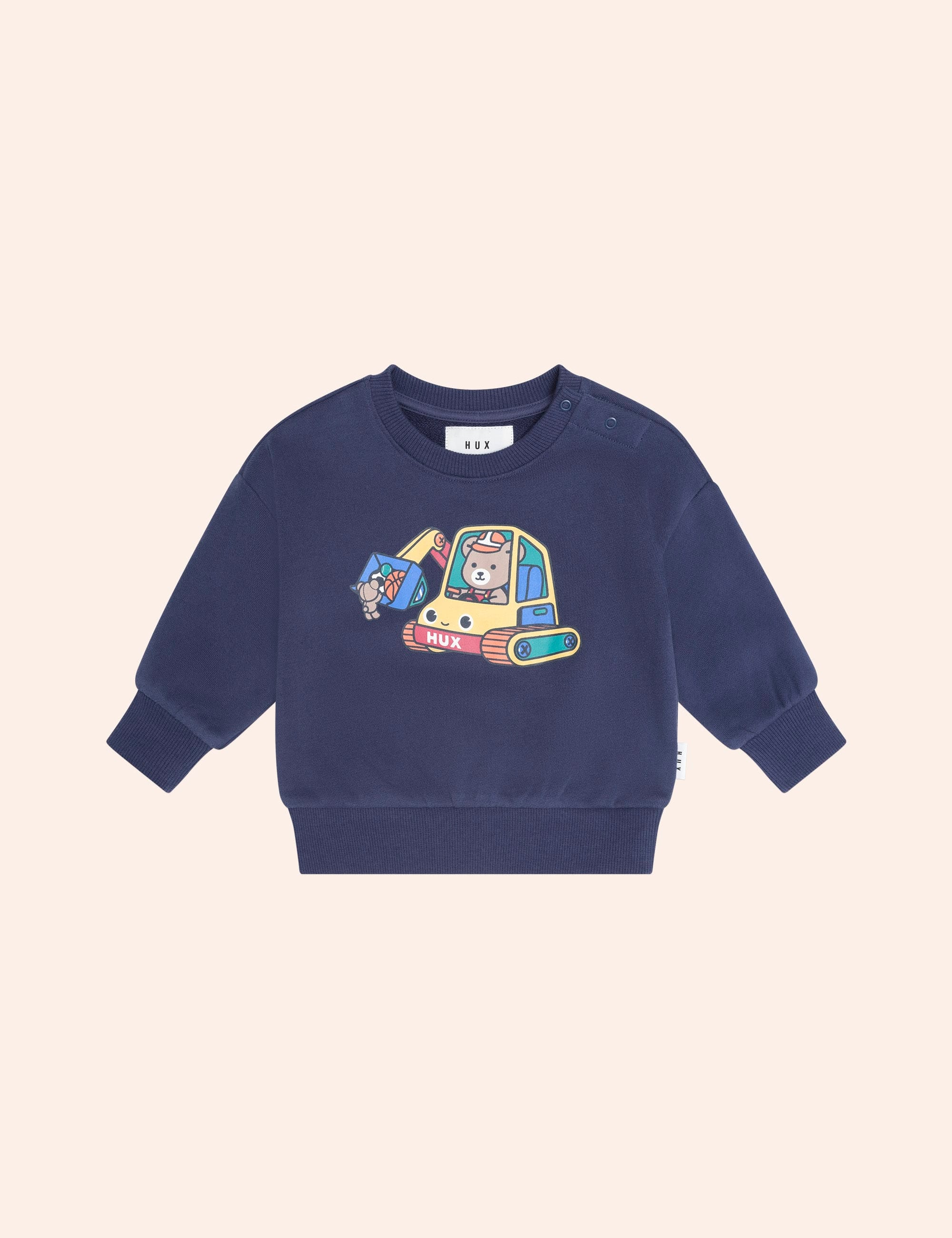 Excavator Hux Sweatshirt SWEATSHIRT Huxbaby Shopify