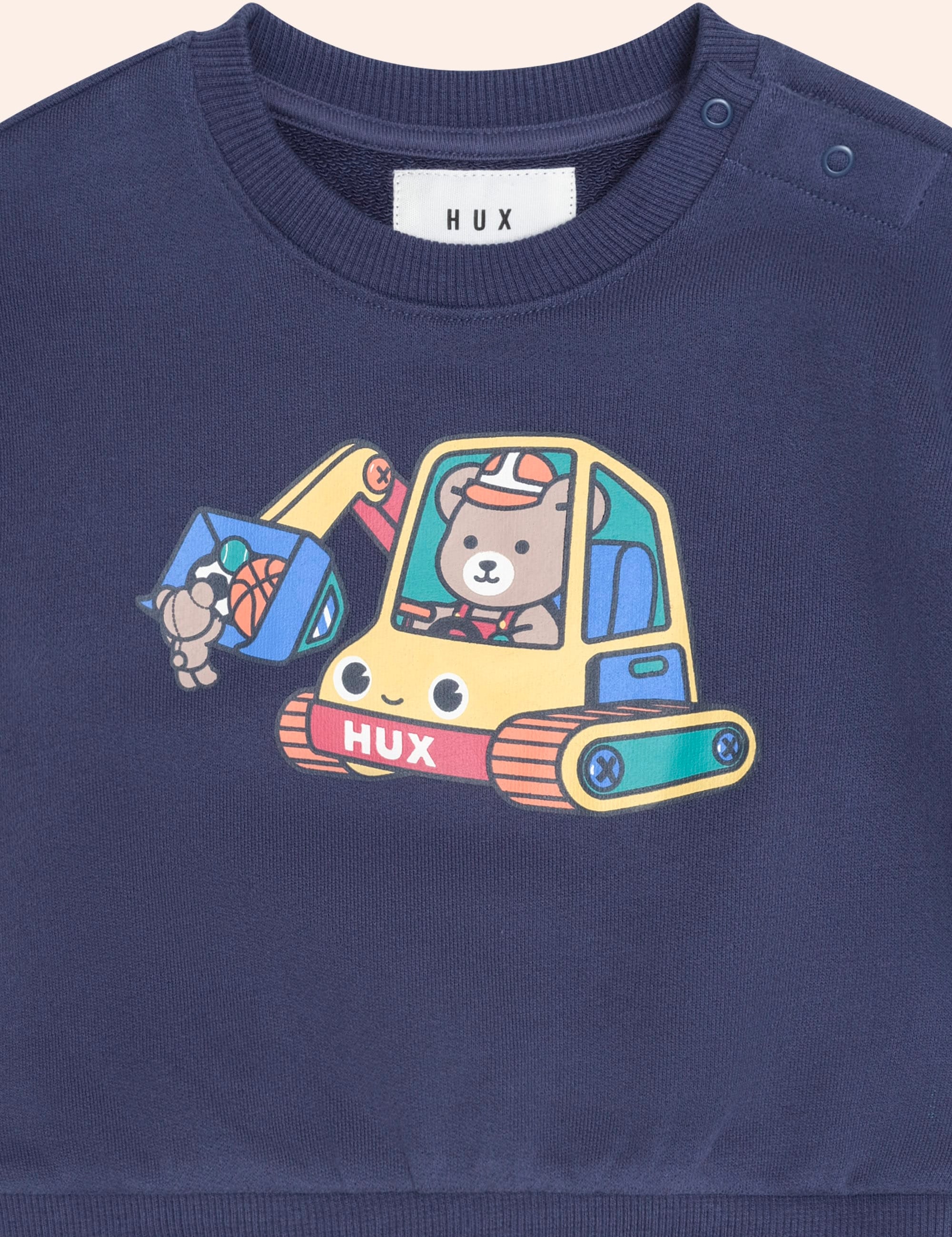 Excavator Hux Sweatshirt SWEATSHIRT Huxbaby Shopify