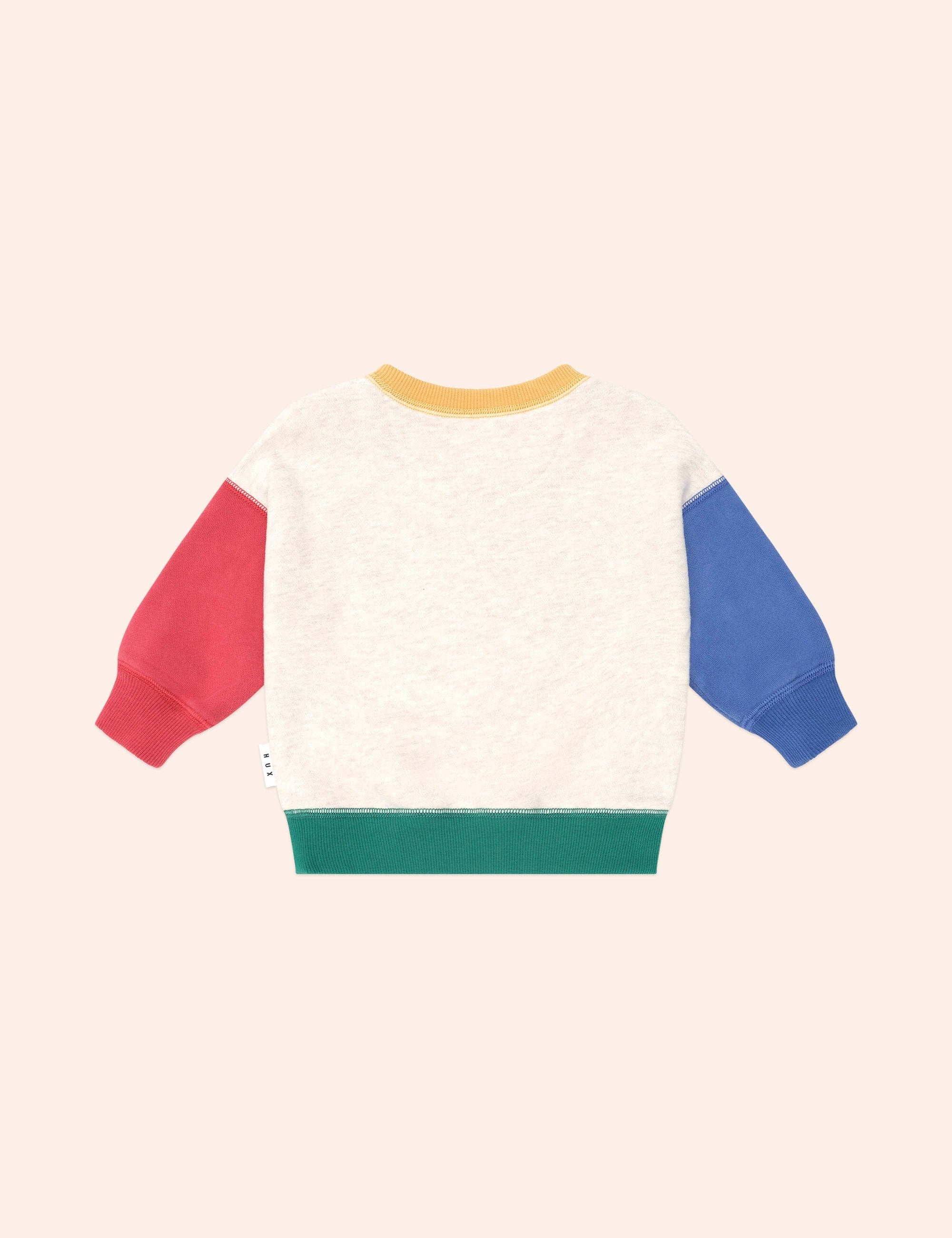 Furry Huxbear Colour Block Sweatshirt SWEATSHIRT Huxbaby