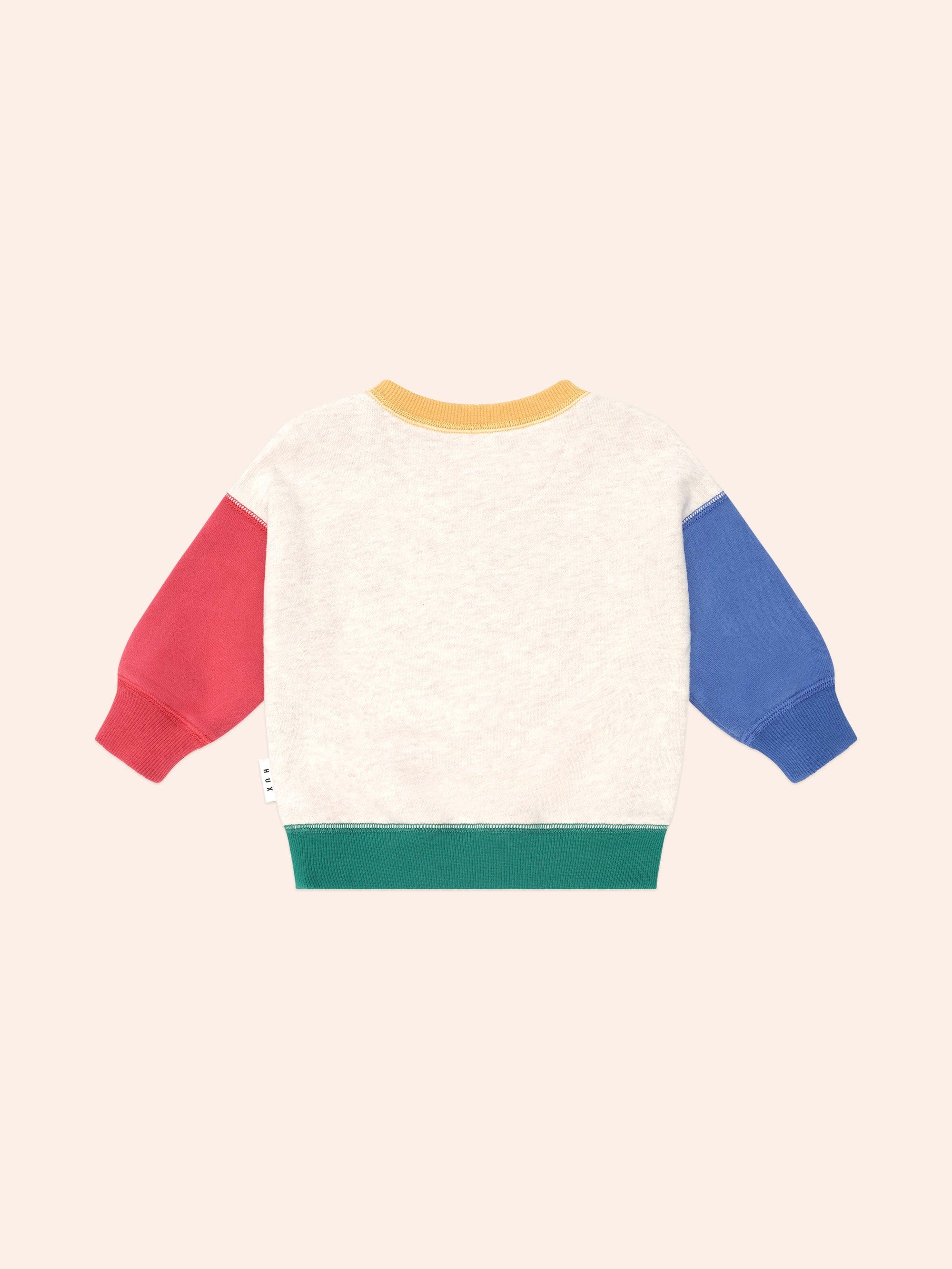 Furry Huxbear Colour Block Sweatshirt SWEATSHIRT Huxbaby