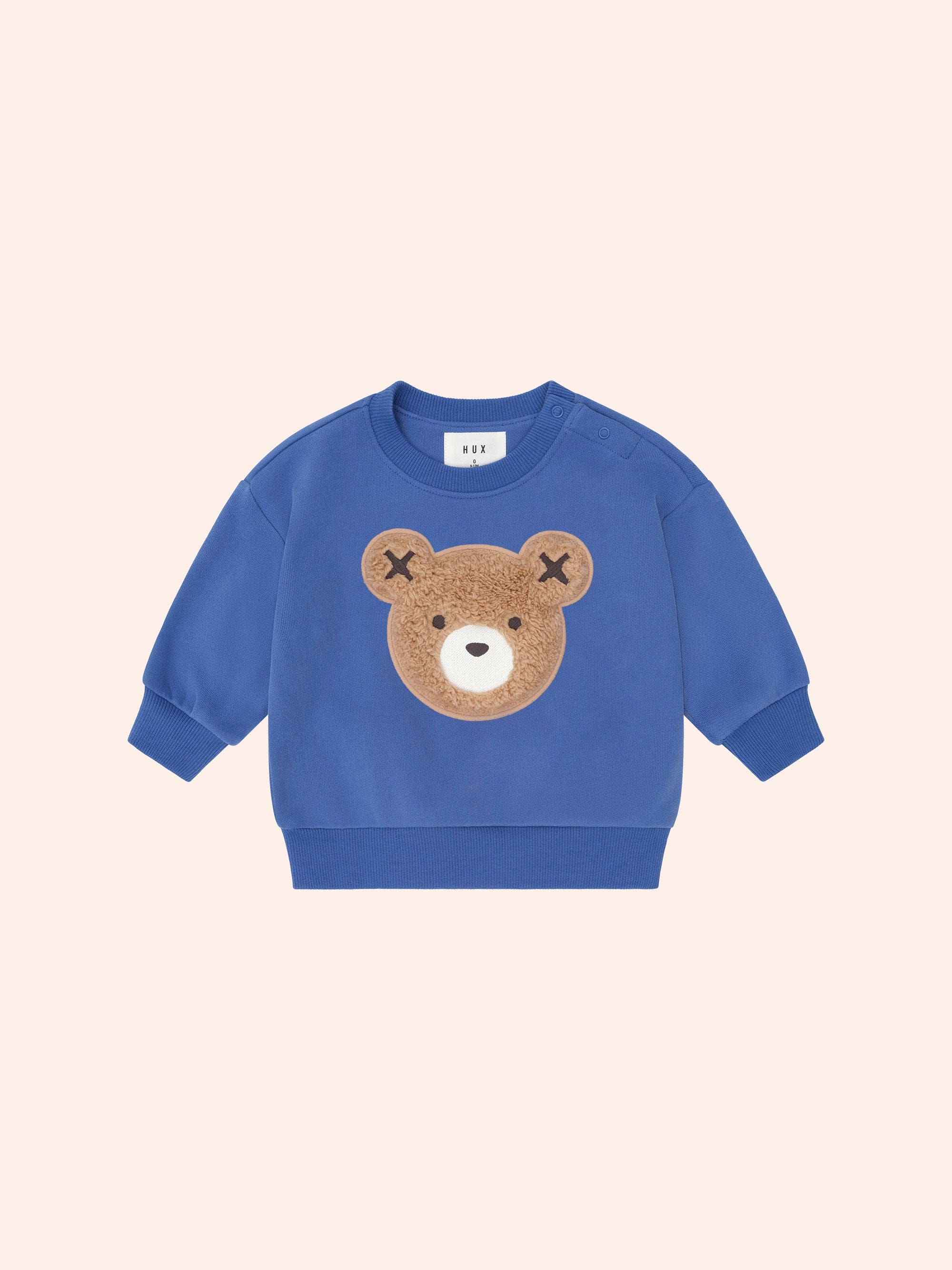 Furry Huxbear Cobalt Sweatshirt SWEATSHIRT Huxbaby