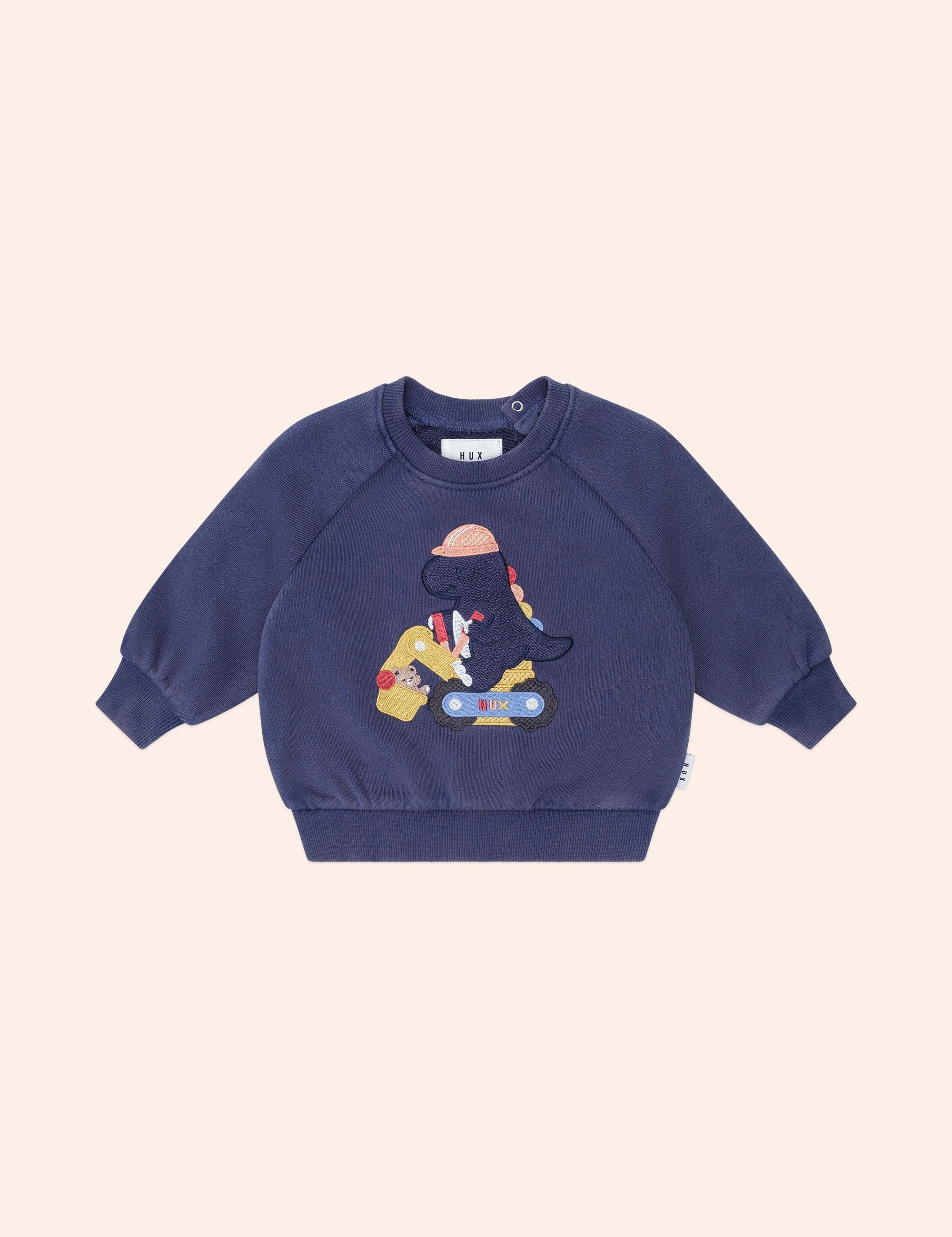 Tradie Dino Sweatshirt SWEATSHIRT Huxbaby