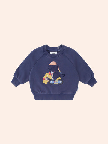 Tradie Dino Sweatshirt SWEATSHIRT Huxbaby