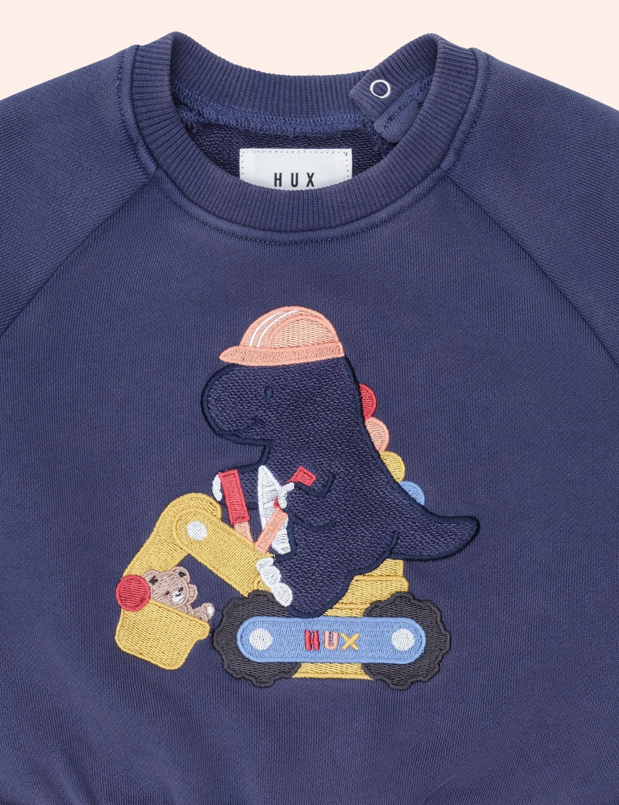 Tradie Dino Sweatshirt SWEATSHIRT Huxbaby