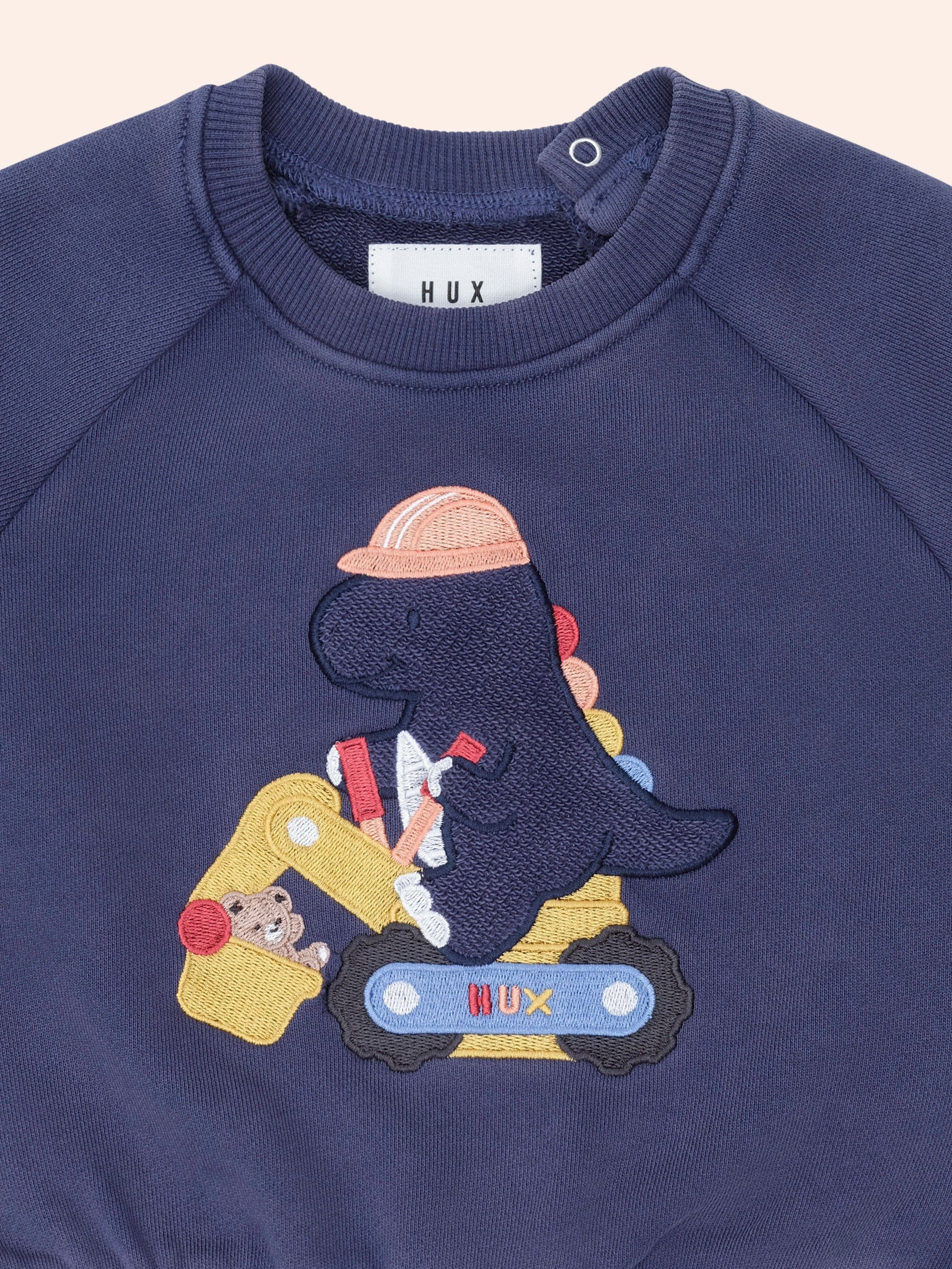 Tradie Dino Sweatshirt SWEATSHIRT Huxbaby