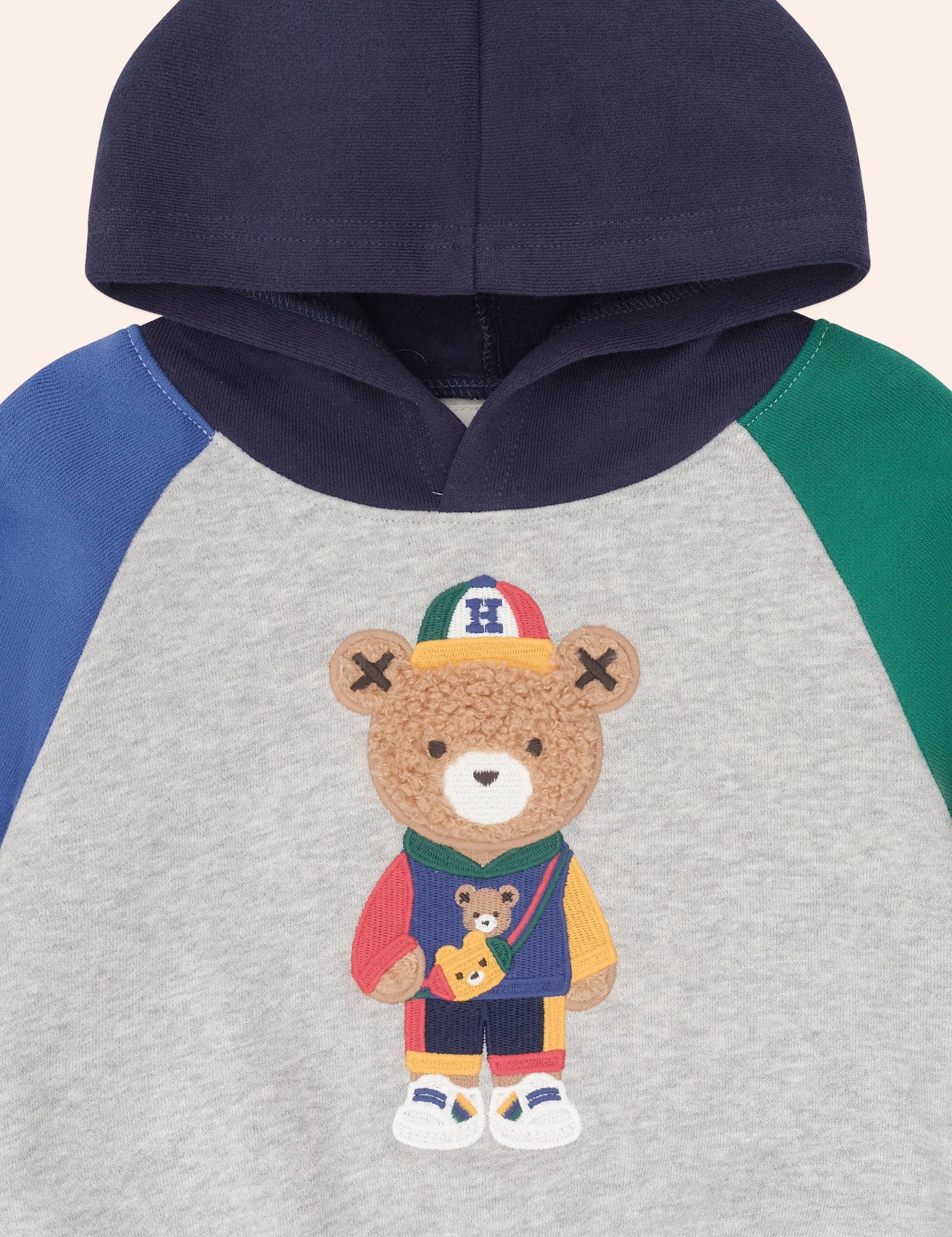 Colour Block Hux Hoodie SWEATSHIRT Huxbaby