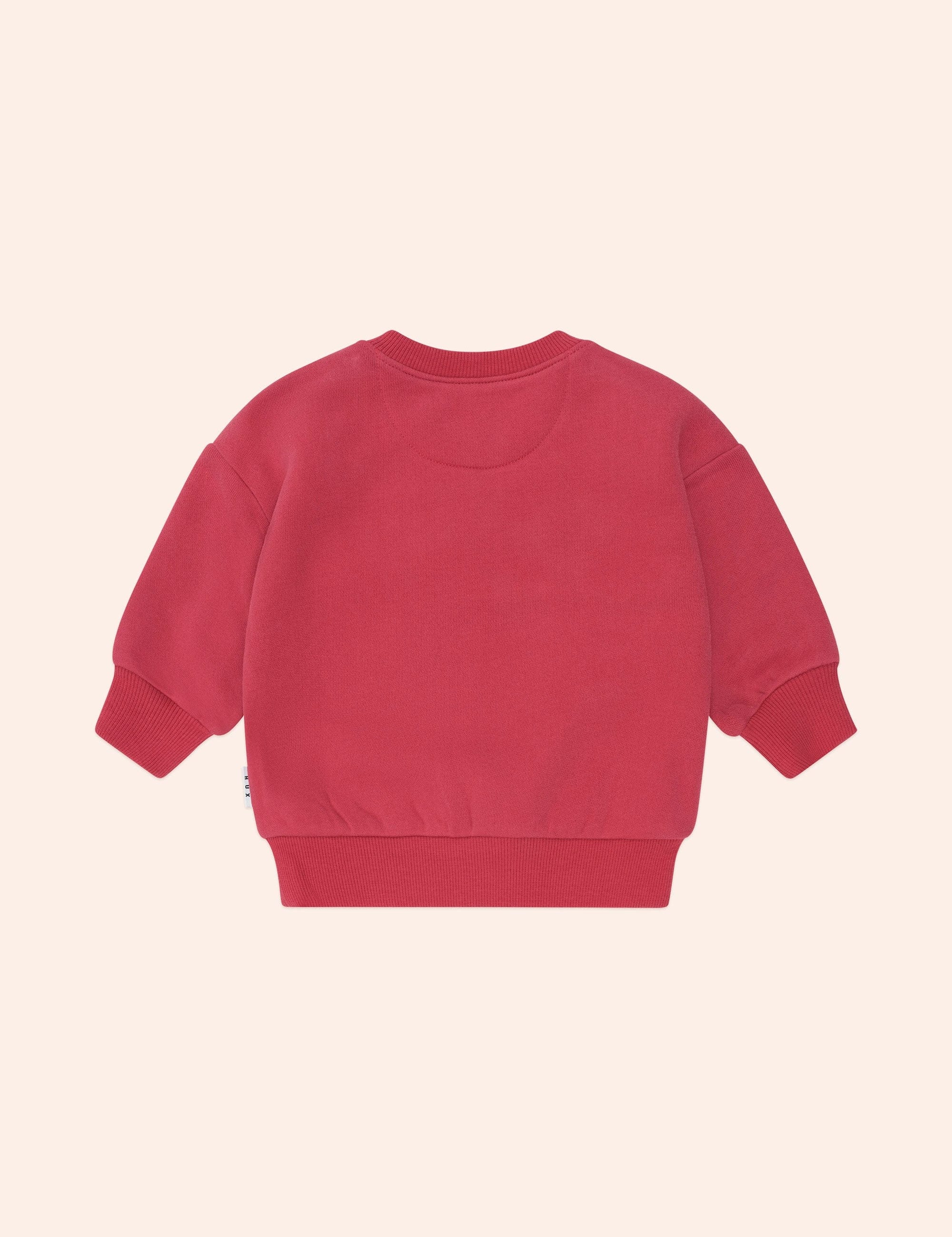 Furry Huxbear Sweatshirt Red SWEATSHIRT Huxbaby