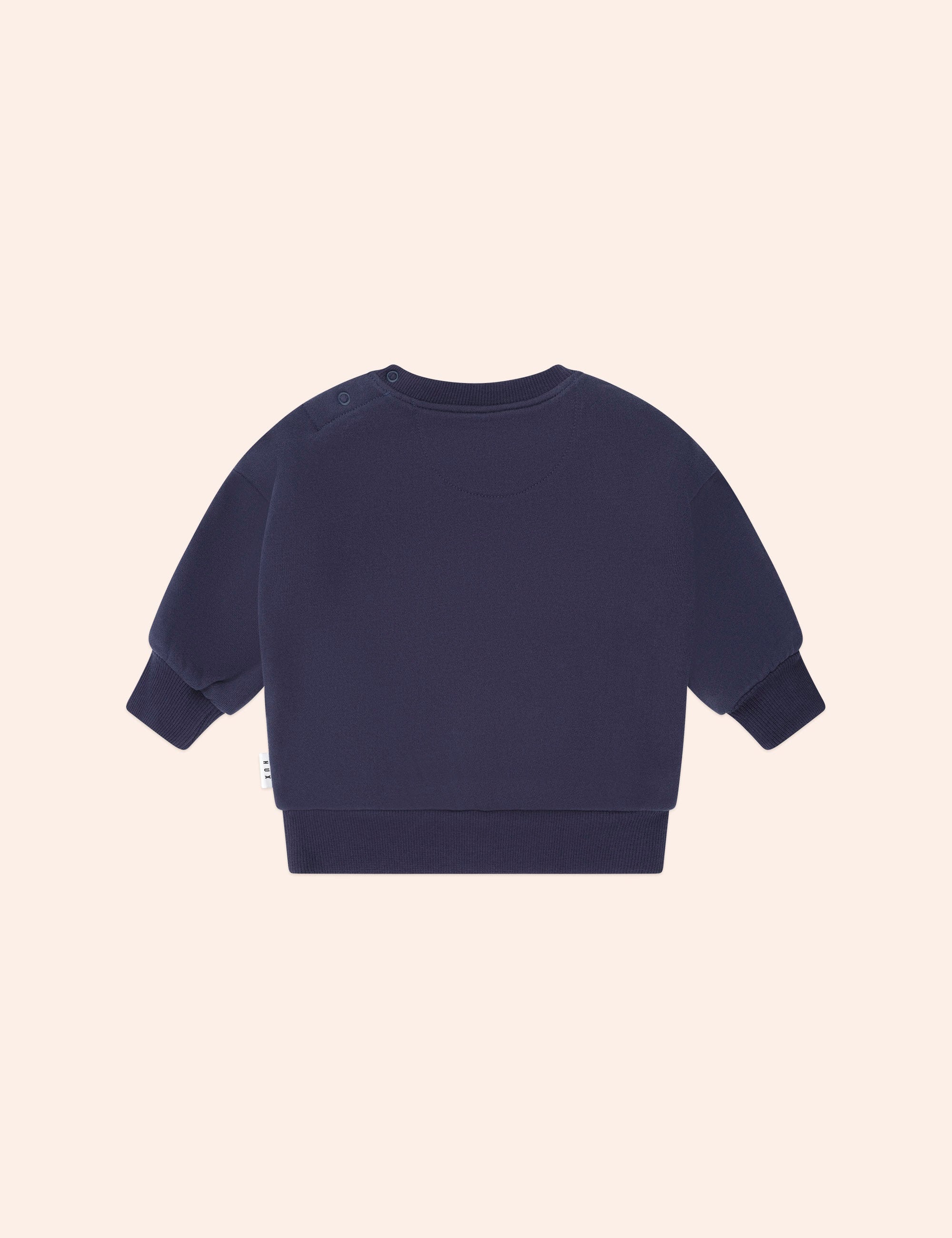 Ski Percy Stripe Drop Shoulder Sweatshirt SWEATSHIRT Huxbaby