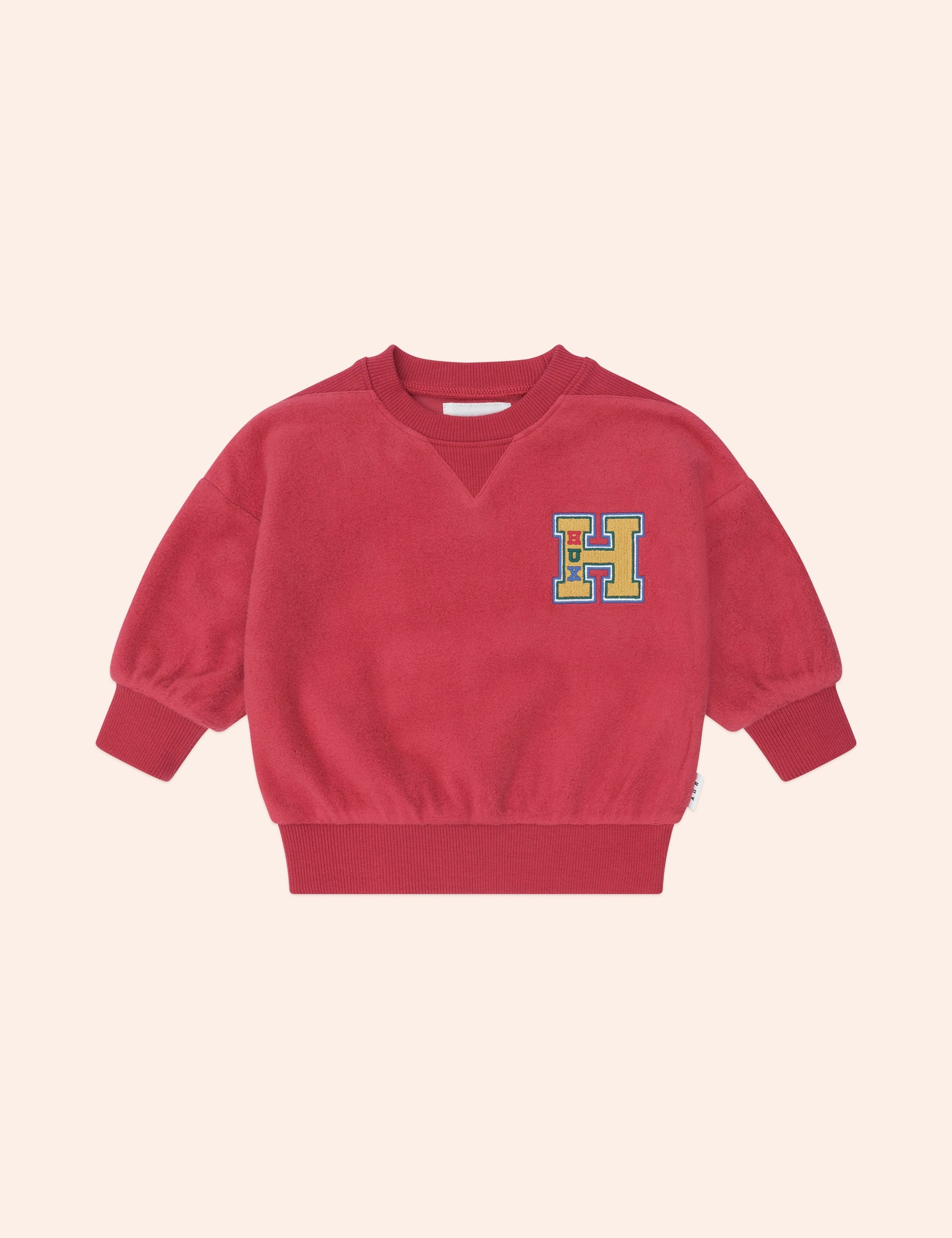 Collegiate Panel Sweatshirt SWEATSHIRT Huxbaby