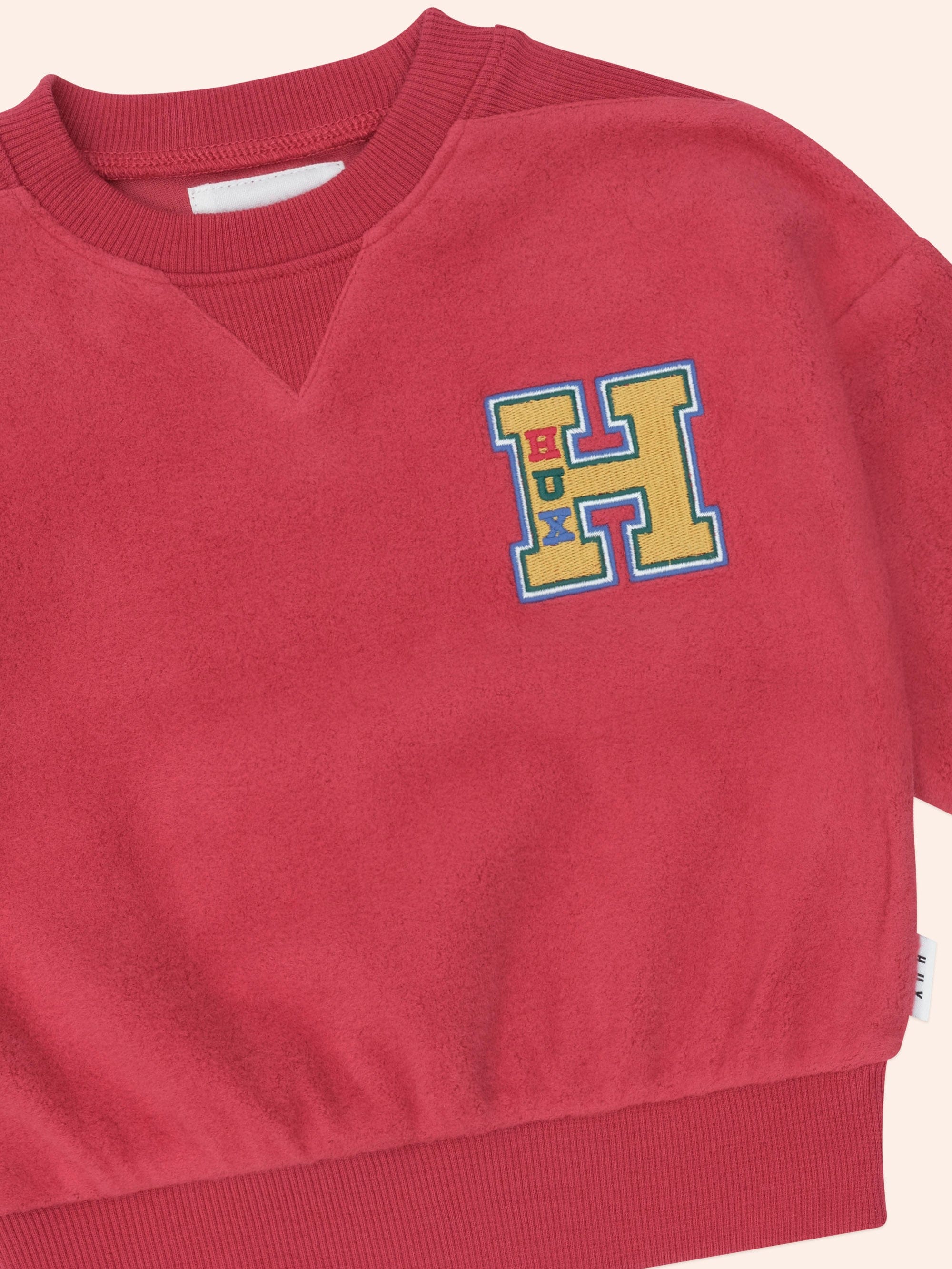 Collegiate Panel Sweatshirt SWEATSHIRT Huxbaby