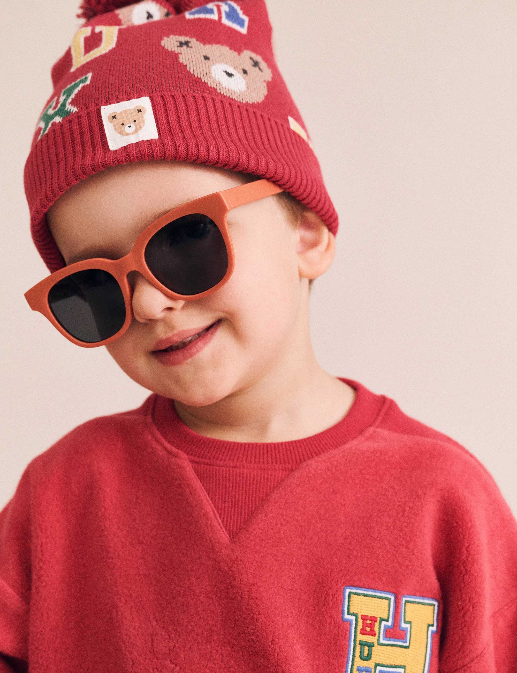 Varsity Letter Hux Beanie ACCESSORIES Huxbaby