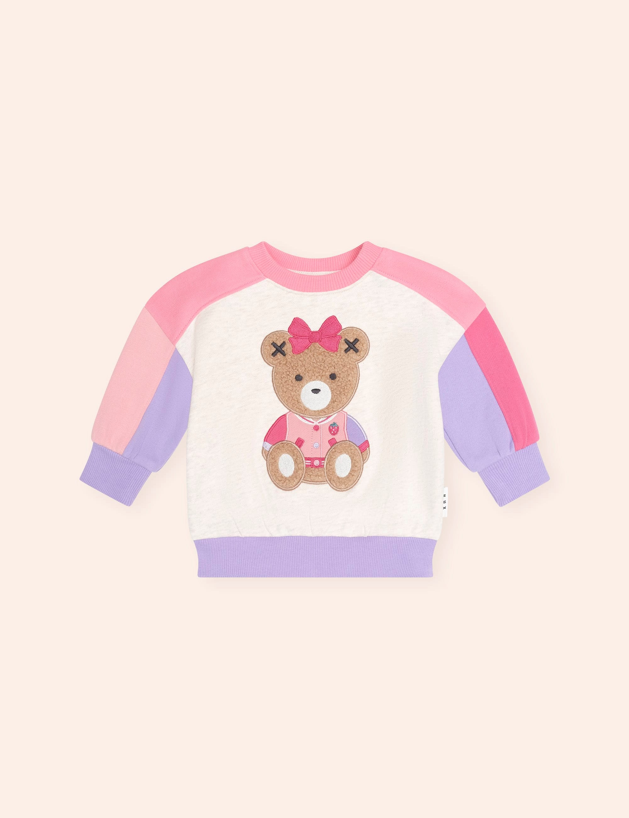 Colour Block Sitting Huxette Sweatshirt SWEATSHIRT Huxbaby Shopify