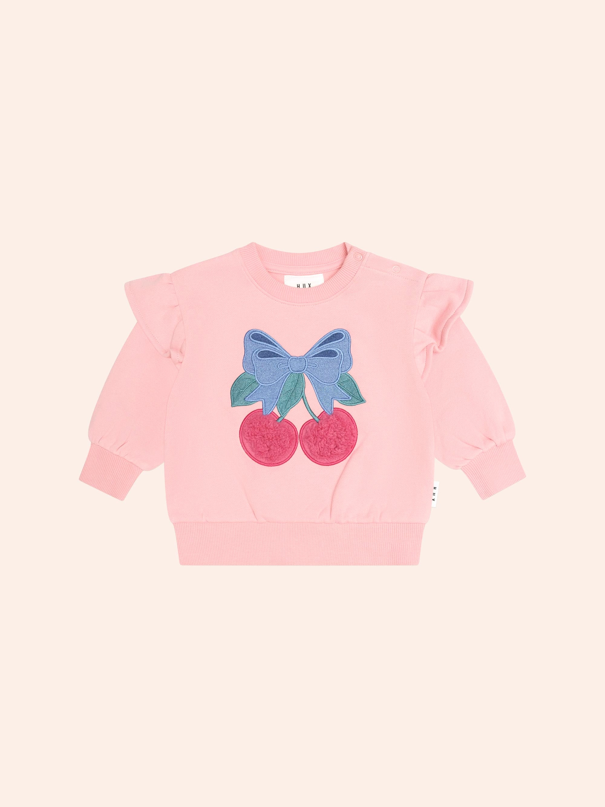Huxbaby Shopify SWEATSHIRT Cherry Bow Sweatshirt