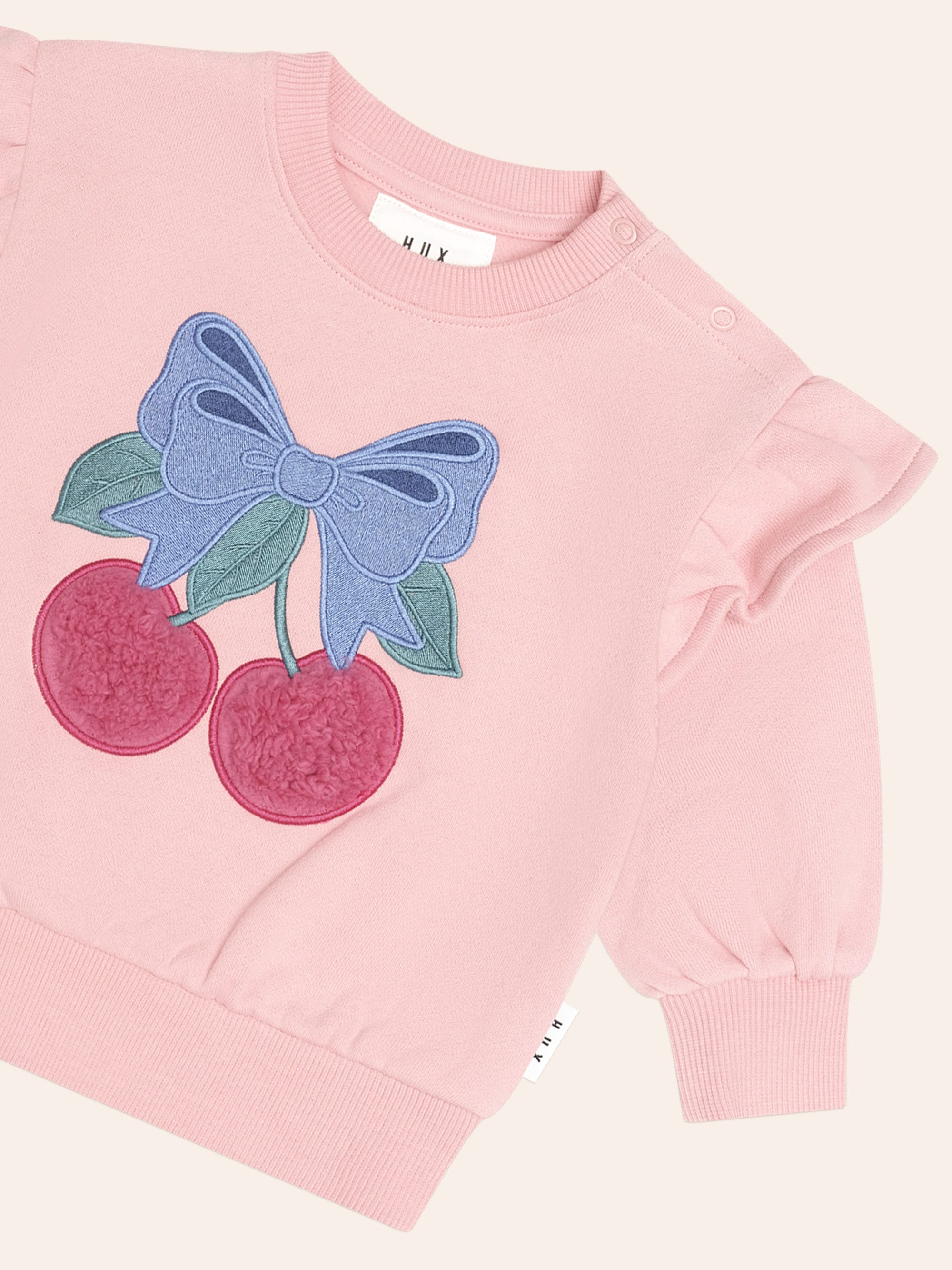 Huxbaby Shopify SWEATSHIRT Cherry Bow Sweatshirt