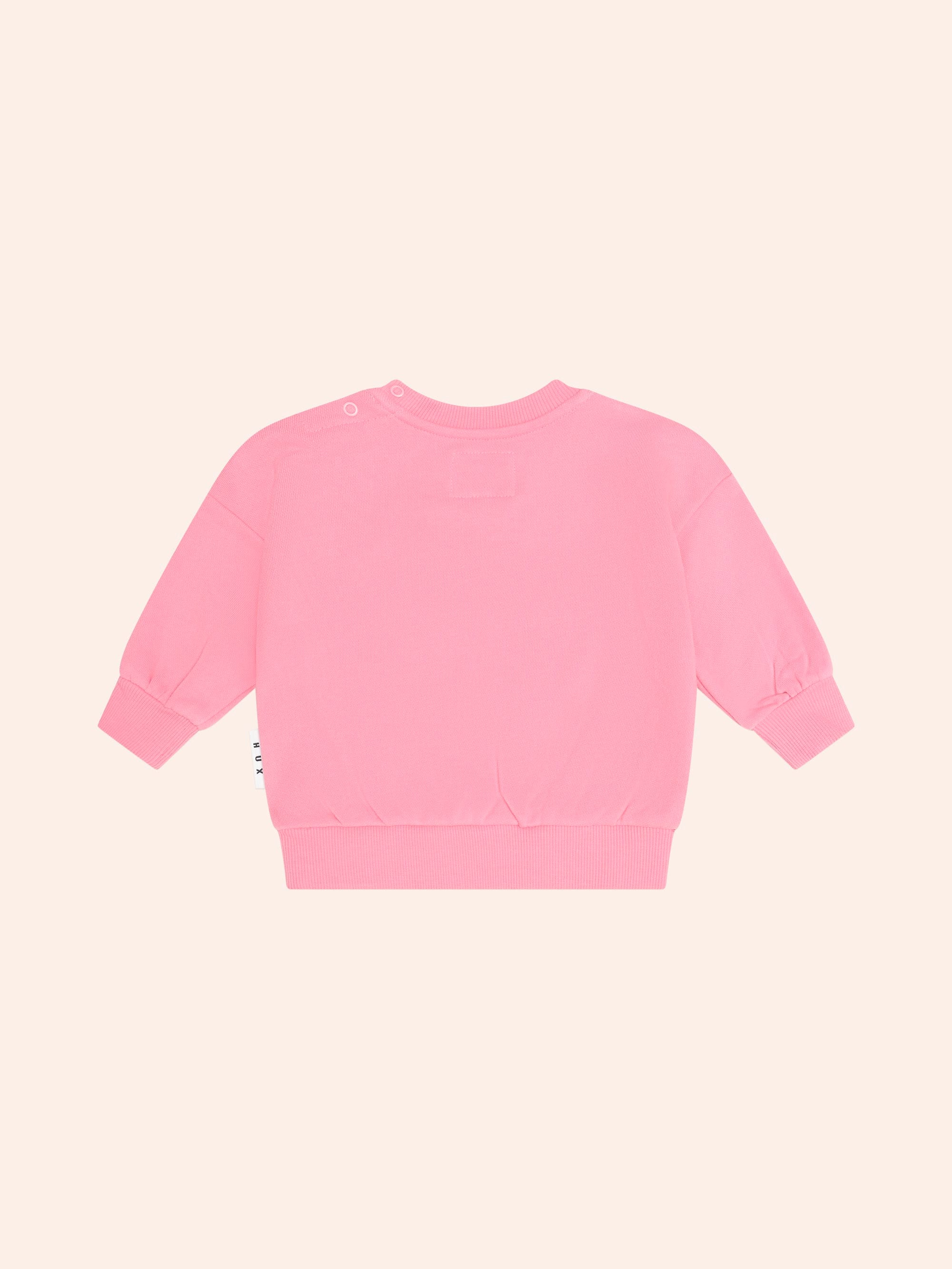 Huxbaby Shopify SWEATSHIRT Strawberry Emb Sweatshirt