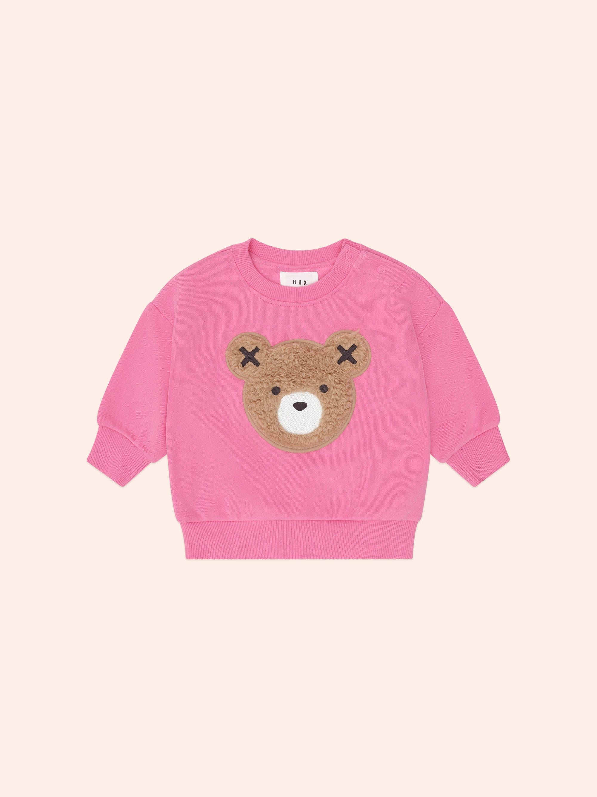 Furry Huxbear Pink Sweatshirt SWEATSHIRT Huxbaby