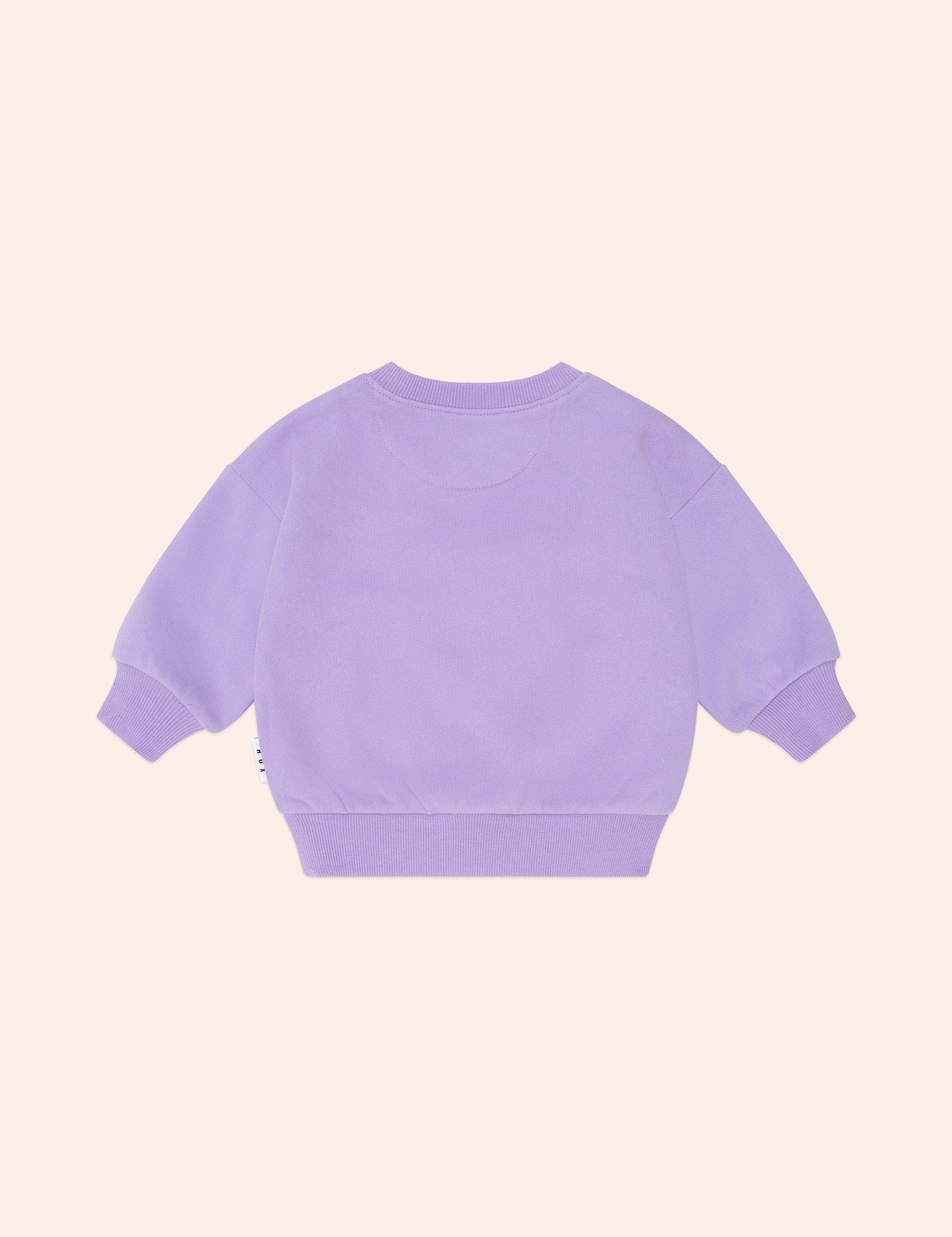 Furry Huxbear Sweatshirt Purple SWEATSHIRT Huxbaby