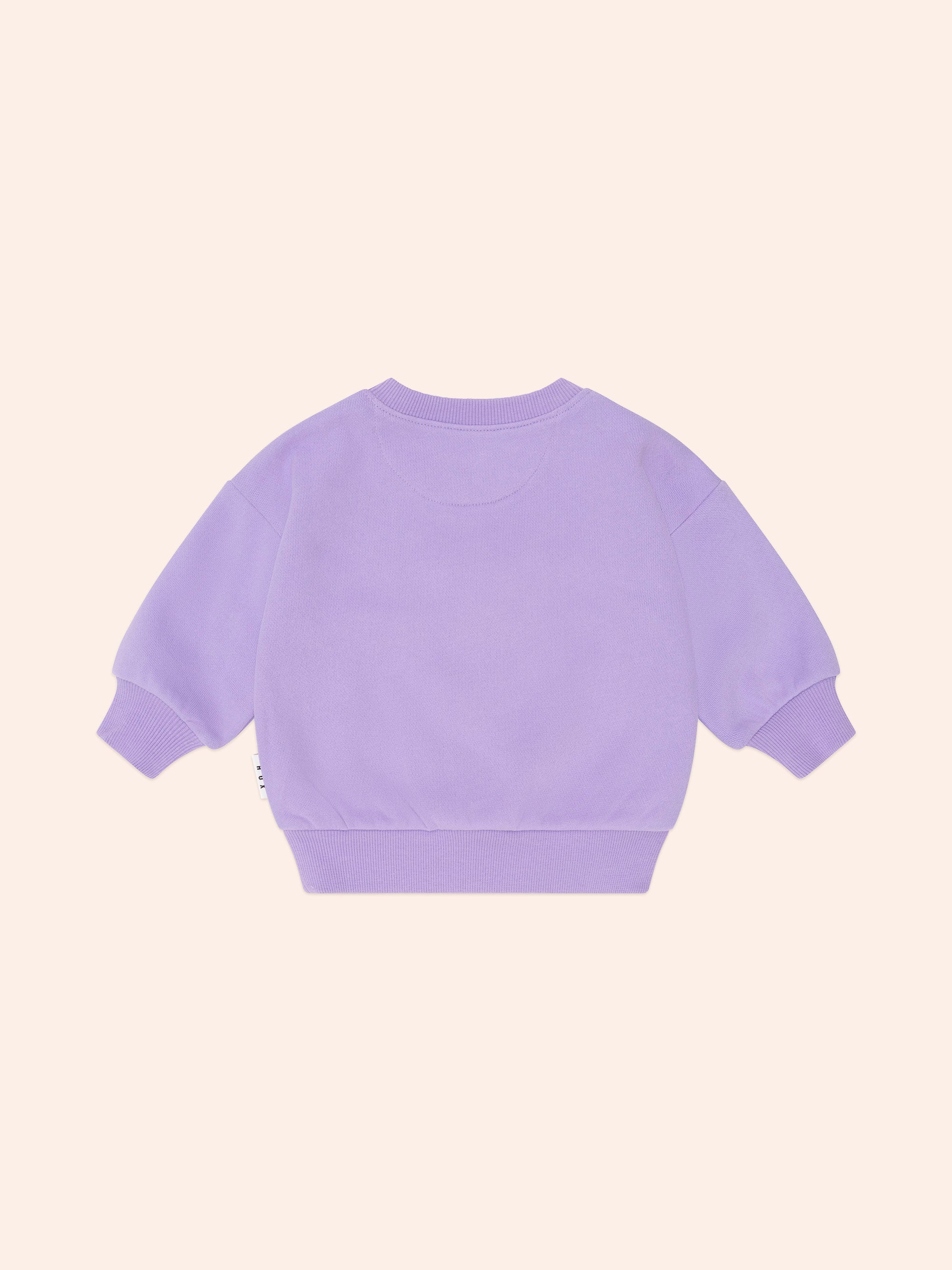 Furry Huxbear Sweatshirt Purple SWEATSHIRT Huxbaby