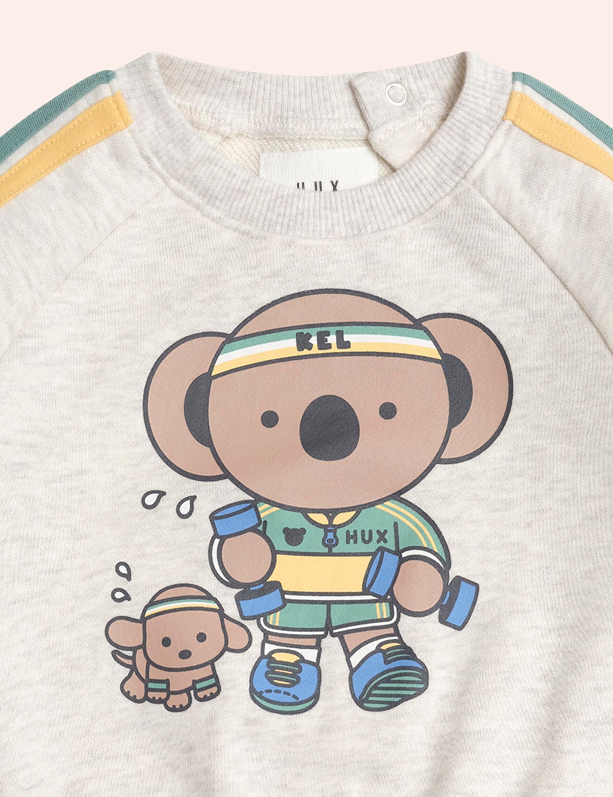 Kel Koala Sporty Sweatshirt SWEATSHIRT Huxbaby