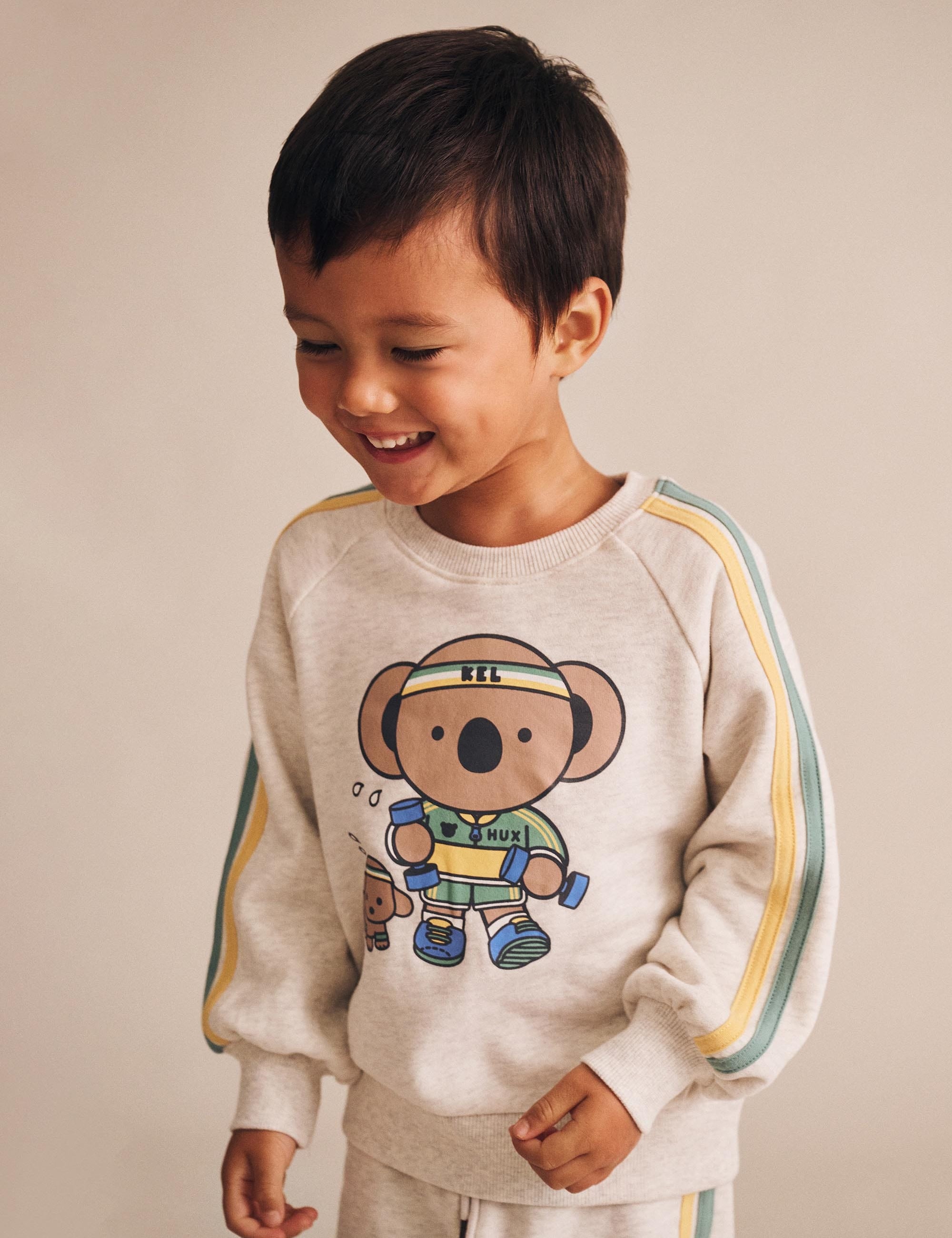Kel Koala Sporty Sweatshirt SWEATSHIRT Huxbaby