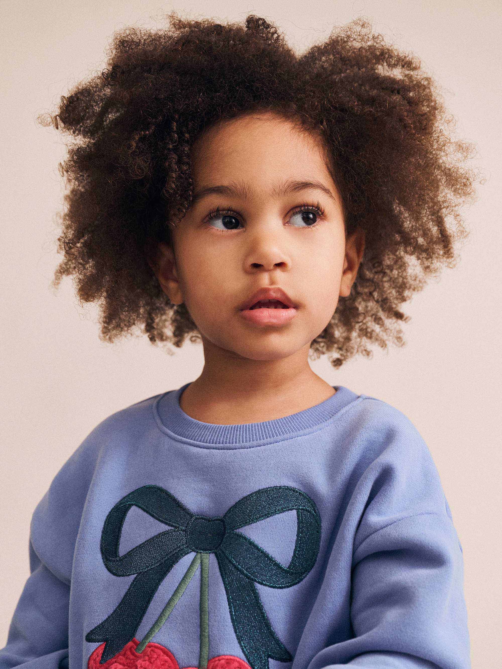 Cherry Bow Sweatshirt SWEATSHIRT Huxbaby