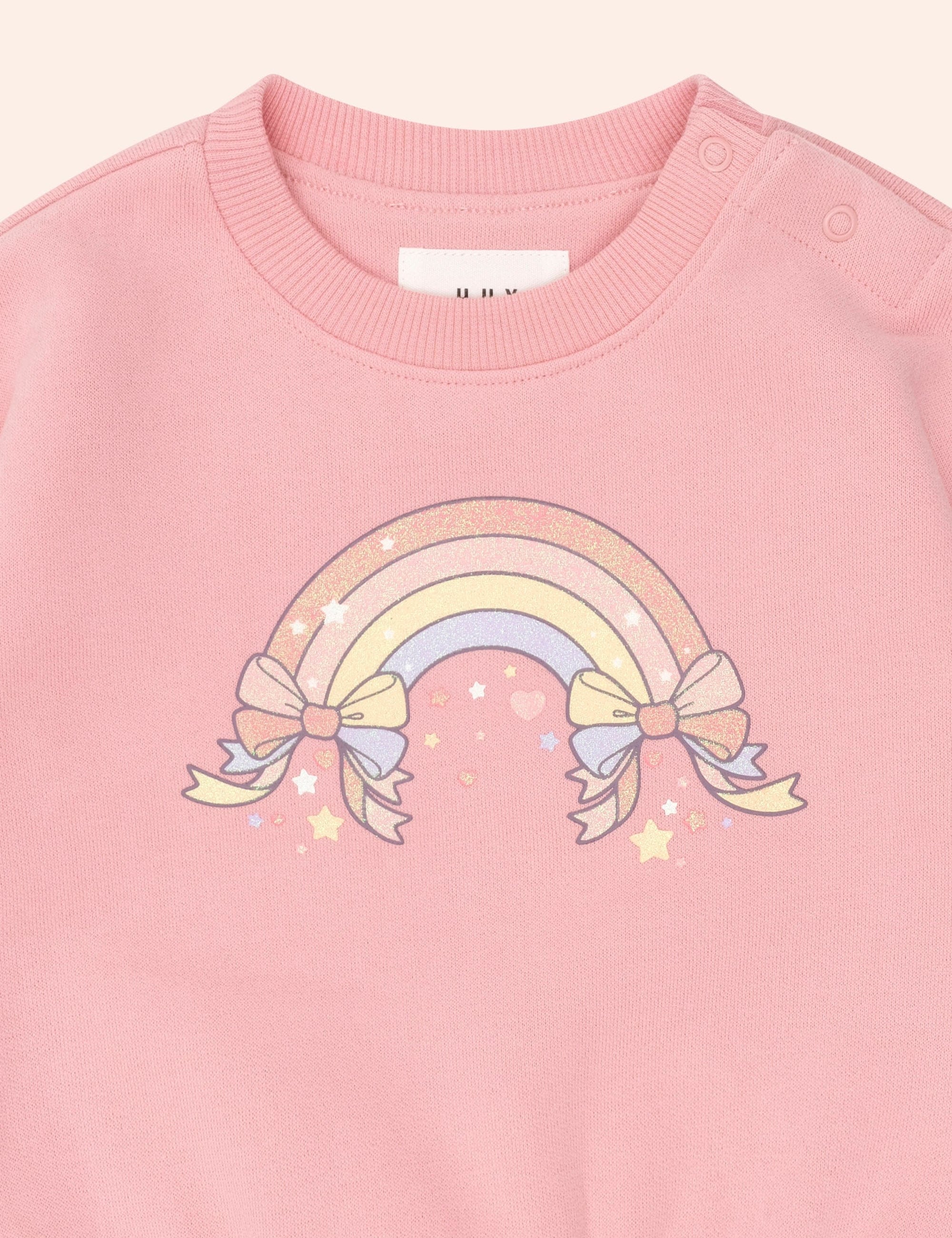 Whimsical Rainbow Sweatshirt SWEATSHIRT Huxbaby