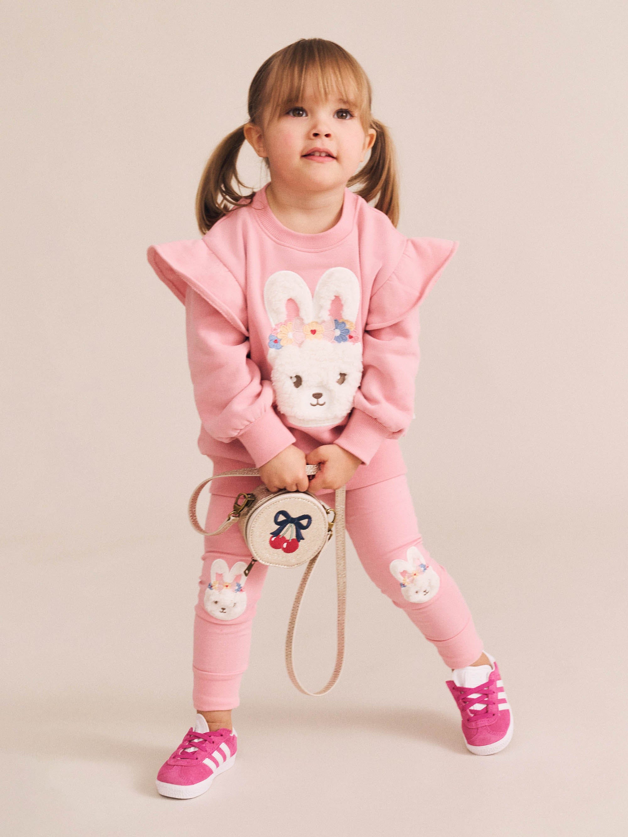 Flower Field Bunny Sweatshirt SWEATSHIRT Huxbaby