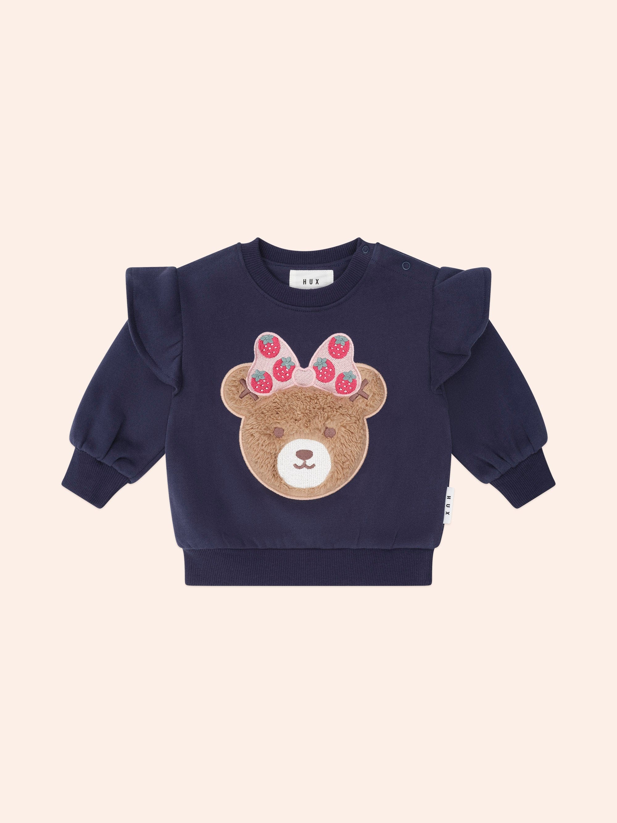 Strawberry Fields Huxette Bow Sweatshirt SWEATSHIRT Huxbaby