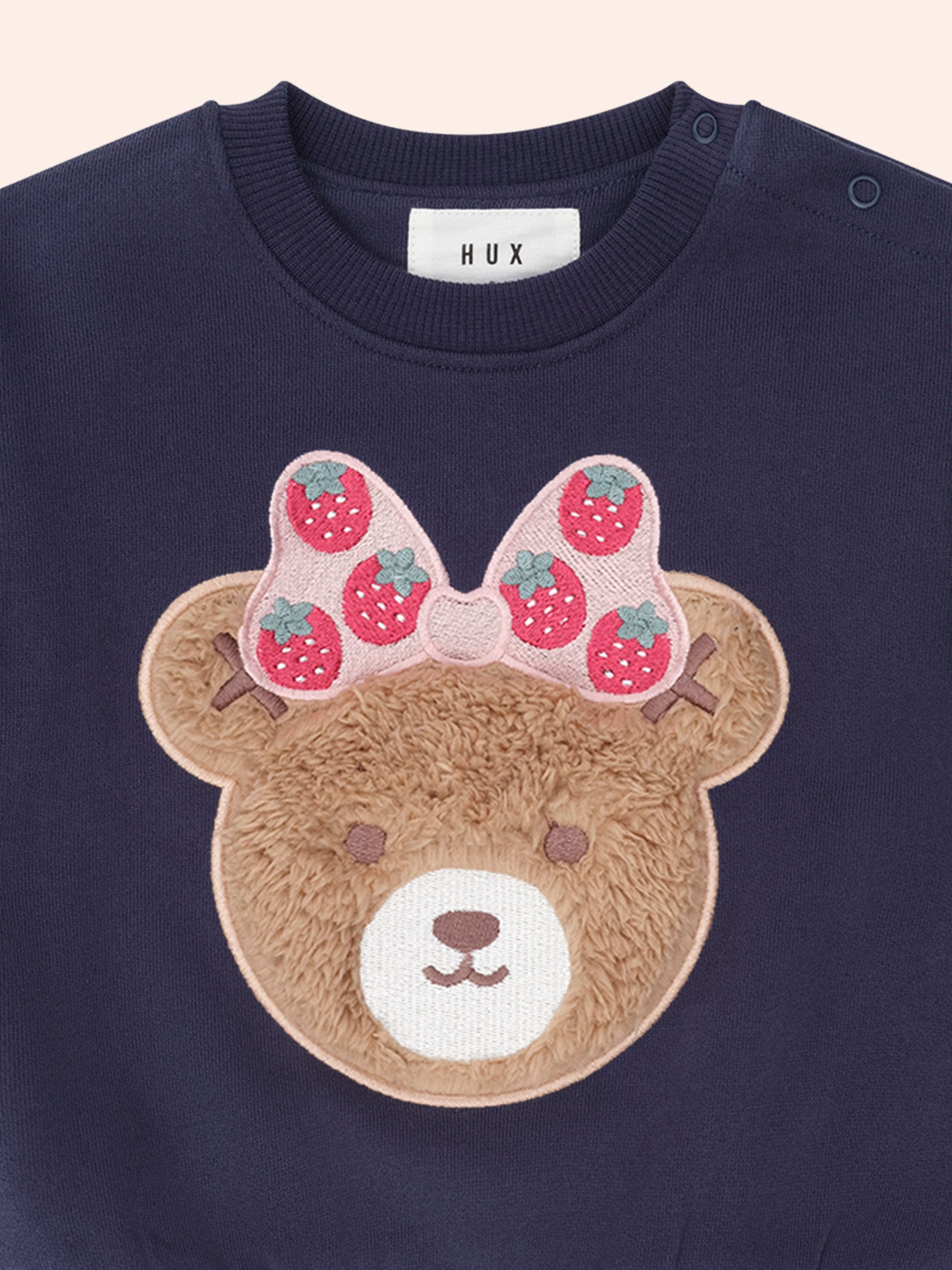Strawberry Fields Huxette Bow Sweatshirt SWEATSHIRT Huxbaby
