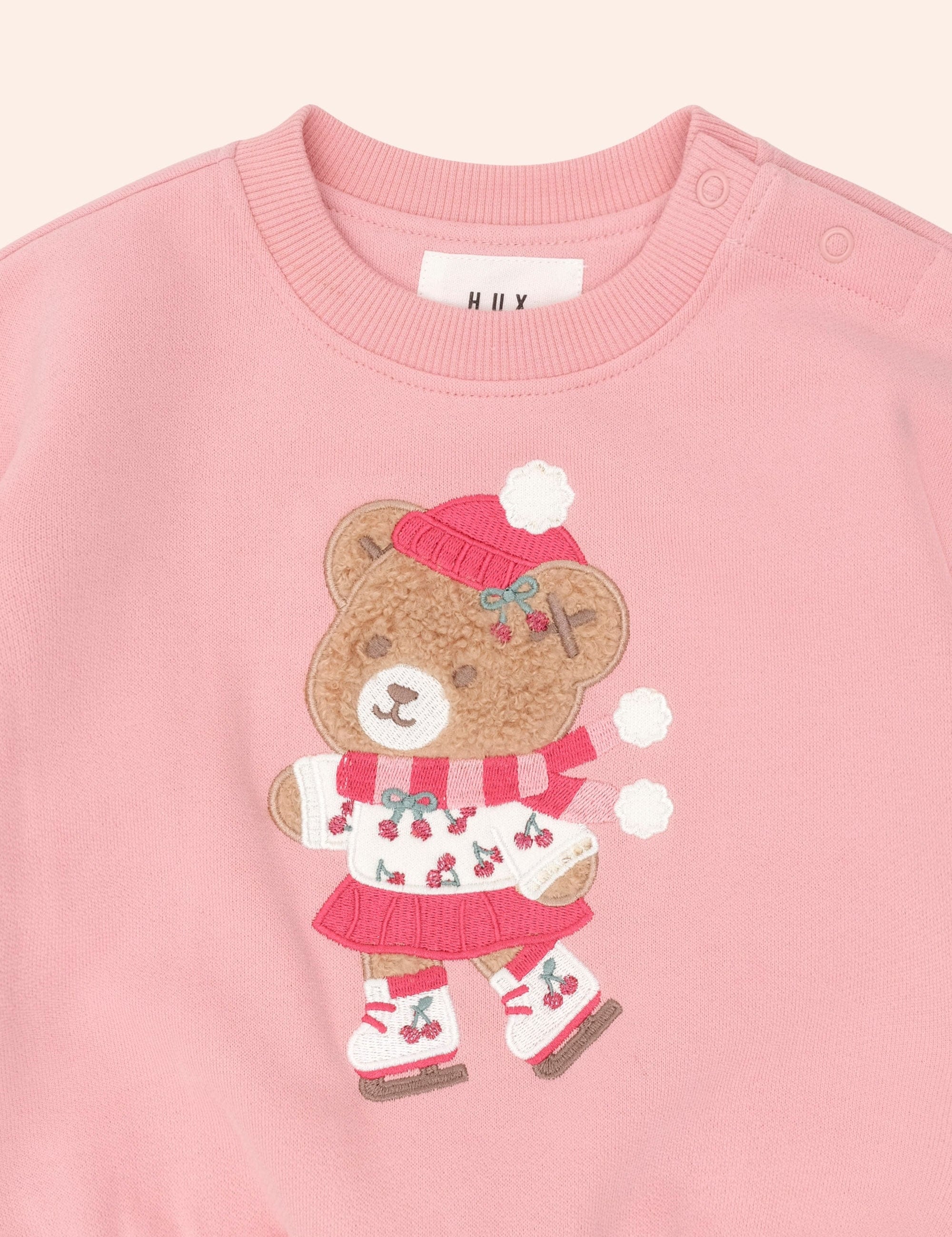 Ice Skater Huxette Sweatshirt SWEATSHIRT Huxbaby
