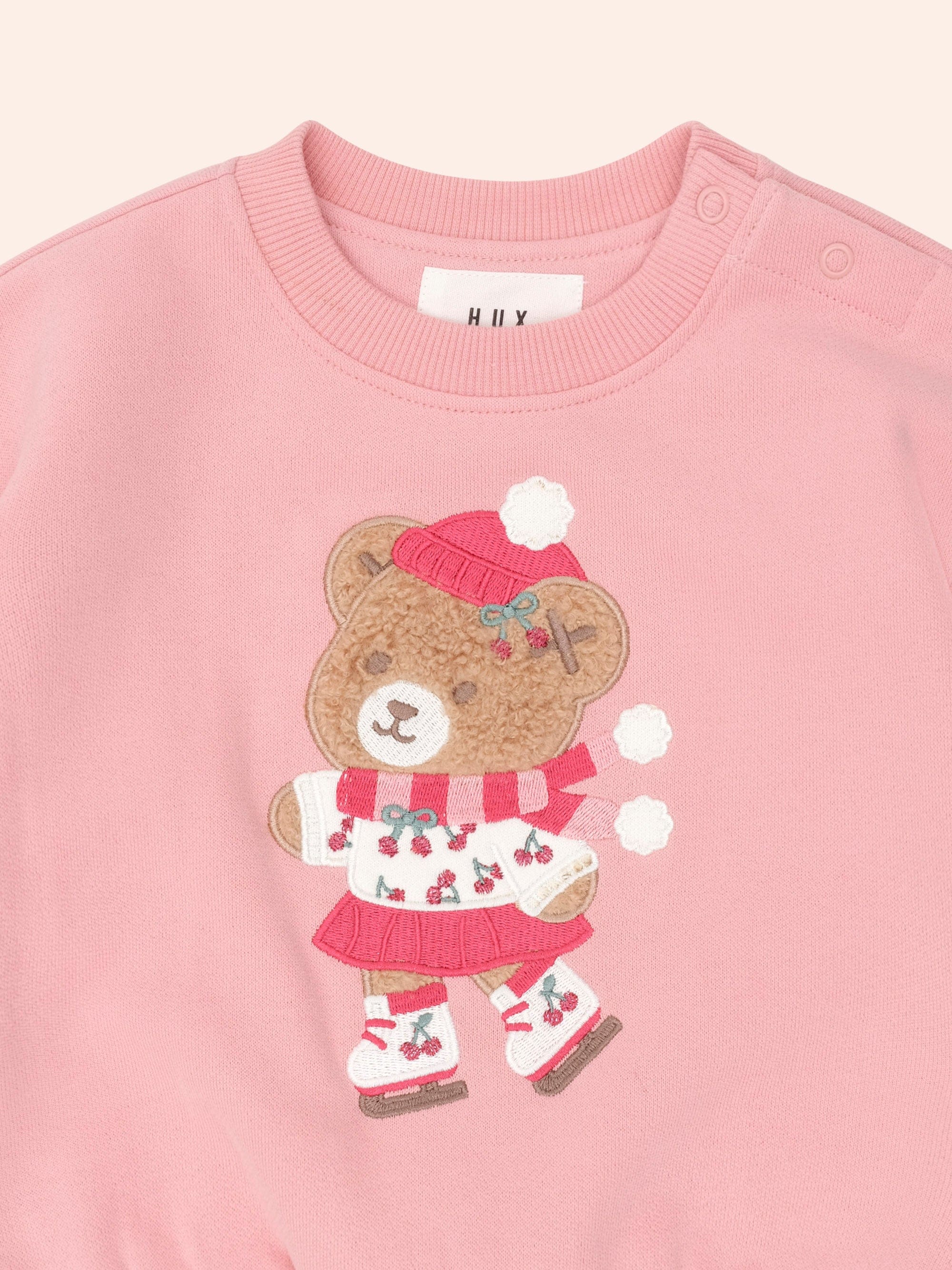Ice Skater Huxette Sweatshirt SWEATSHIRT Huxbaby