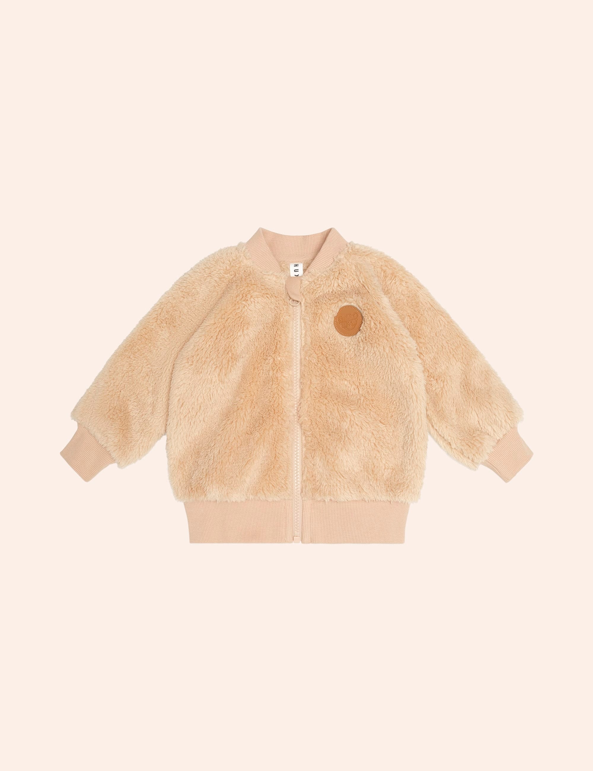 Sitting Huxbear Furry Jacket JACKET Huxbaby Shopify